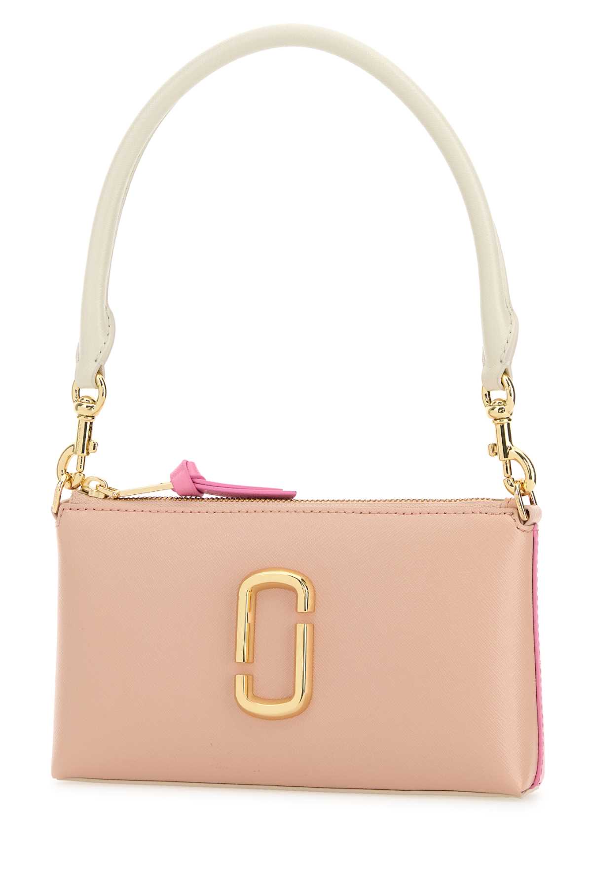 Marc Jacobs Two-tone Leather Snapshot Shoulder Bag In Multi