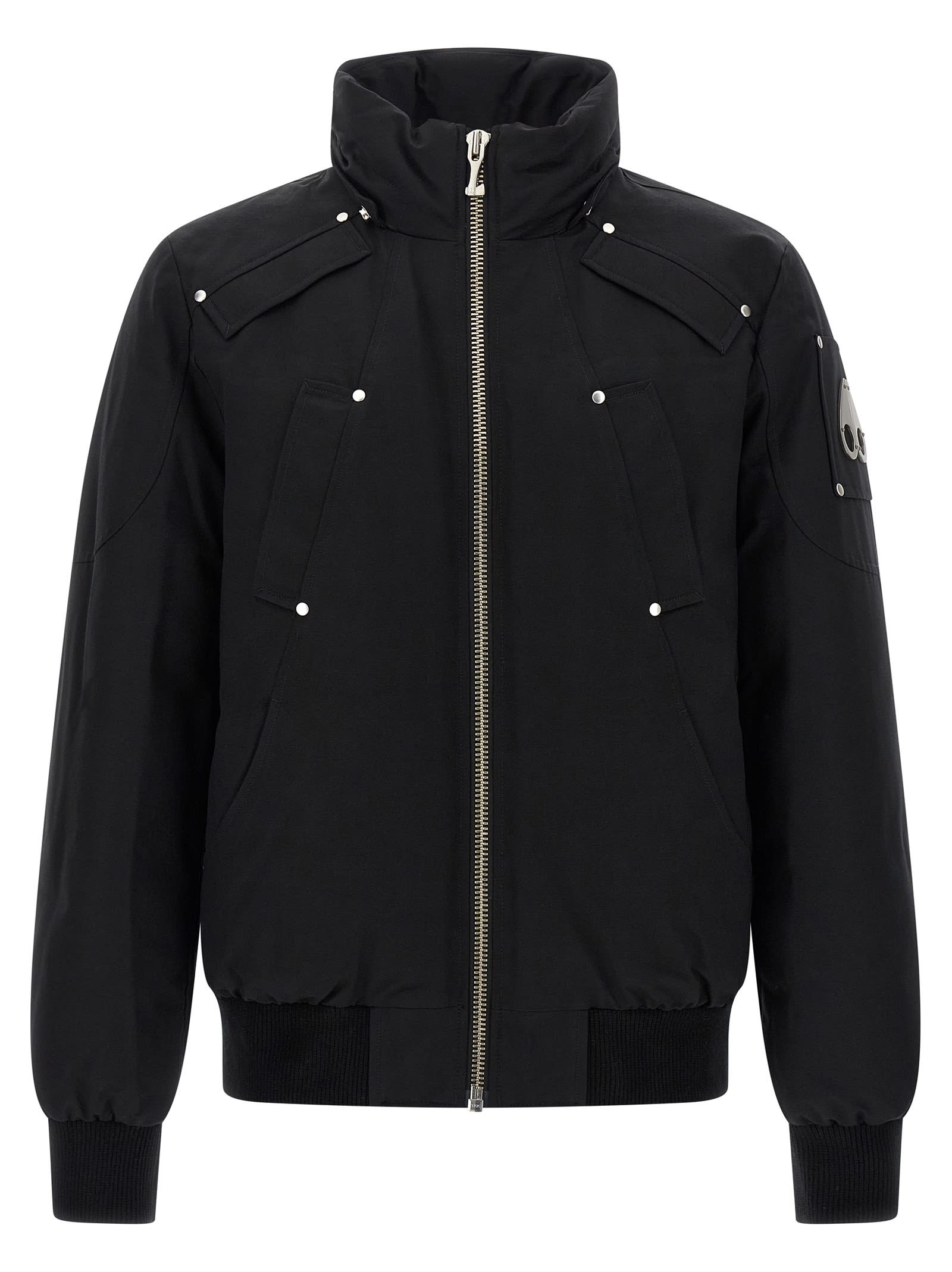 Moose Knuckles Original Ballistic Down Jacket In Black