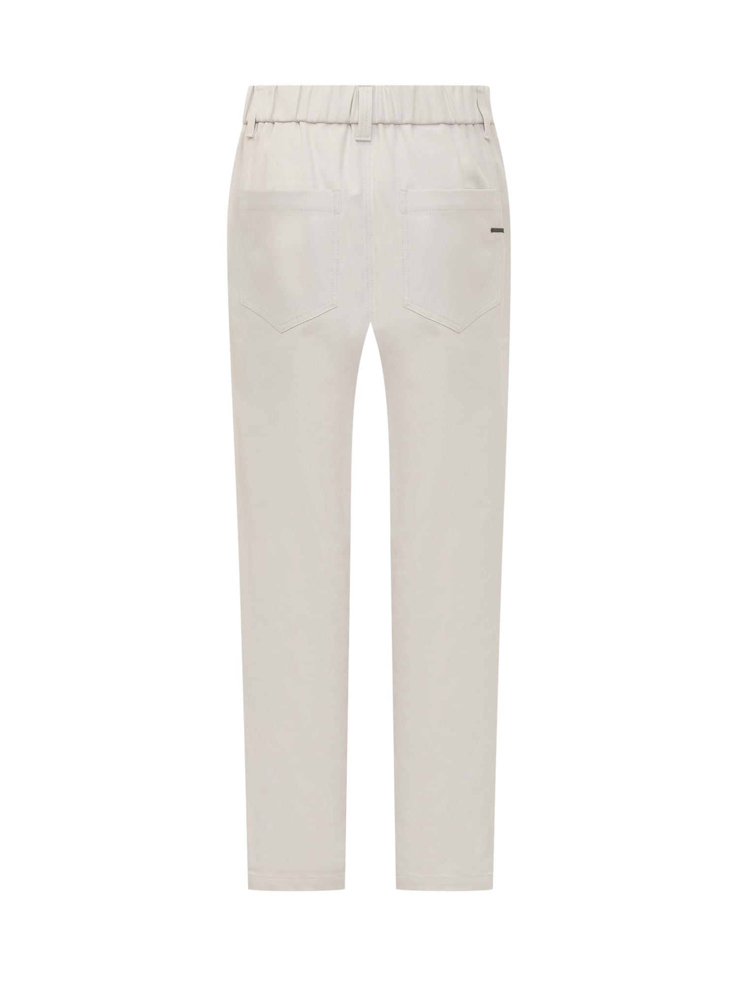 Shop Brunello Cucinelli Trousers In Snow White