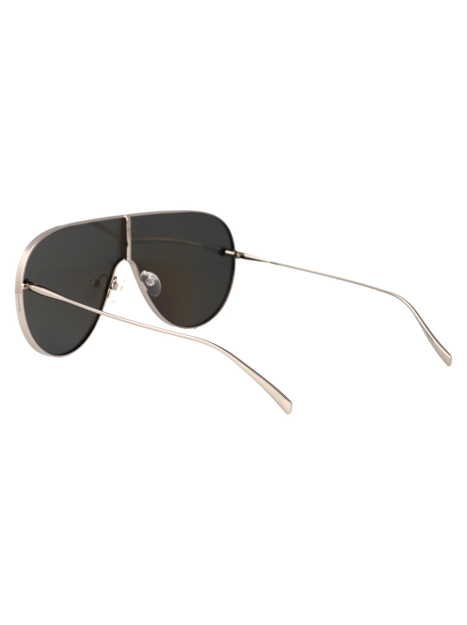 Alexander Mcqueen Am0481s Sunglasses In Silver