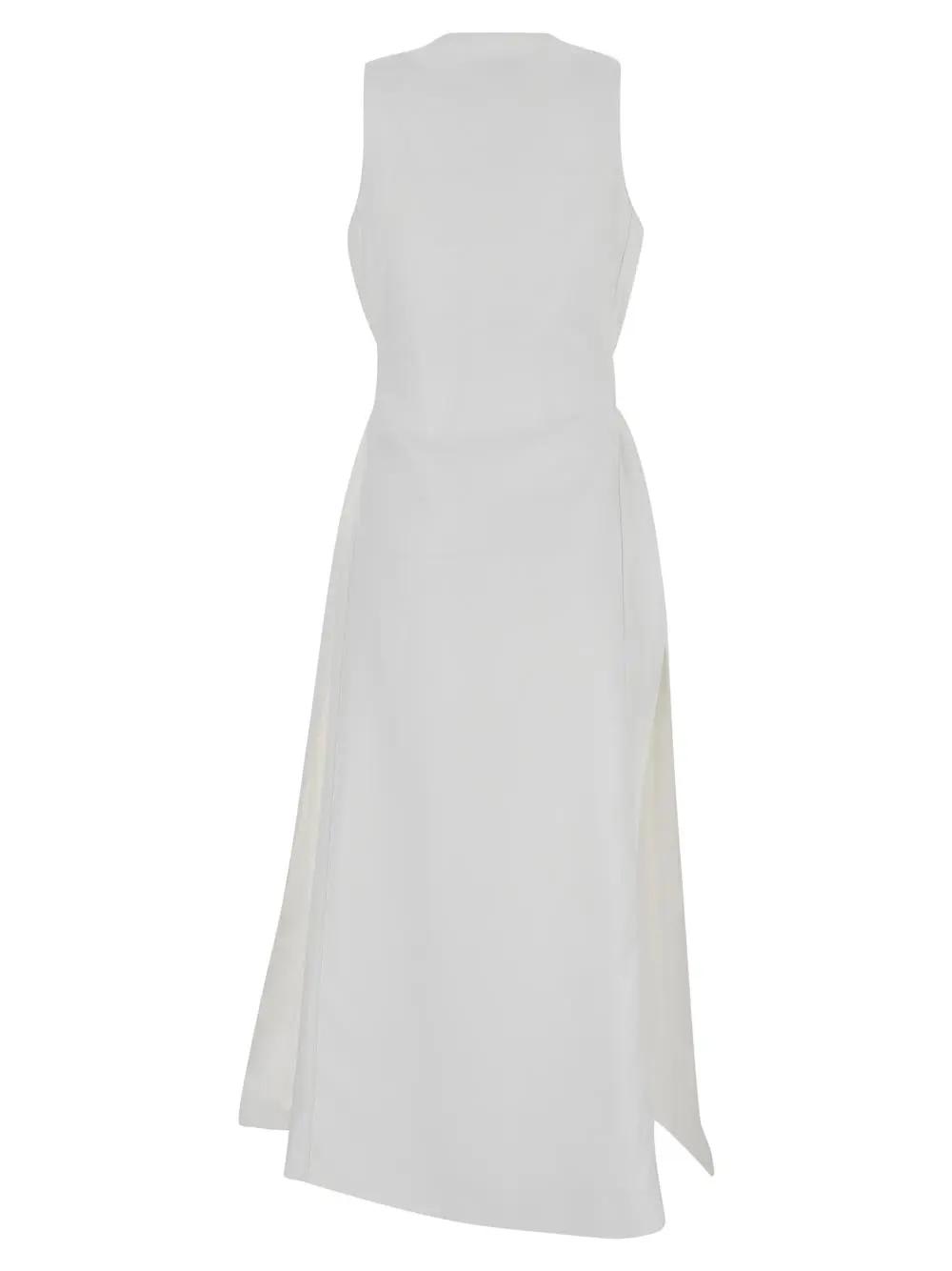 Shop Max Mara Aureo Dress In White