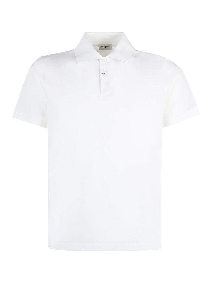 Saint Laurent Buttoned Short-sleeved Polo Shirt
