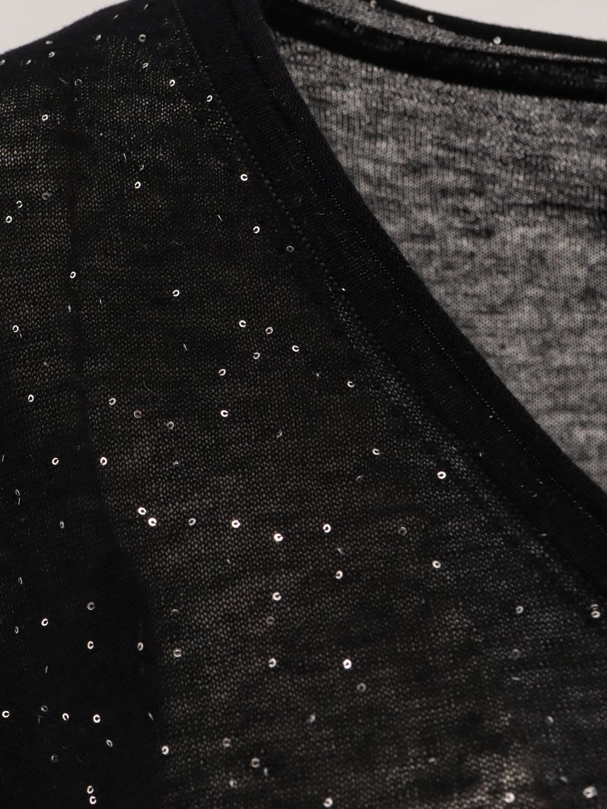 Pinko Salomone Wool Sweater With Micro Sequins In Multi