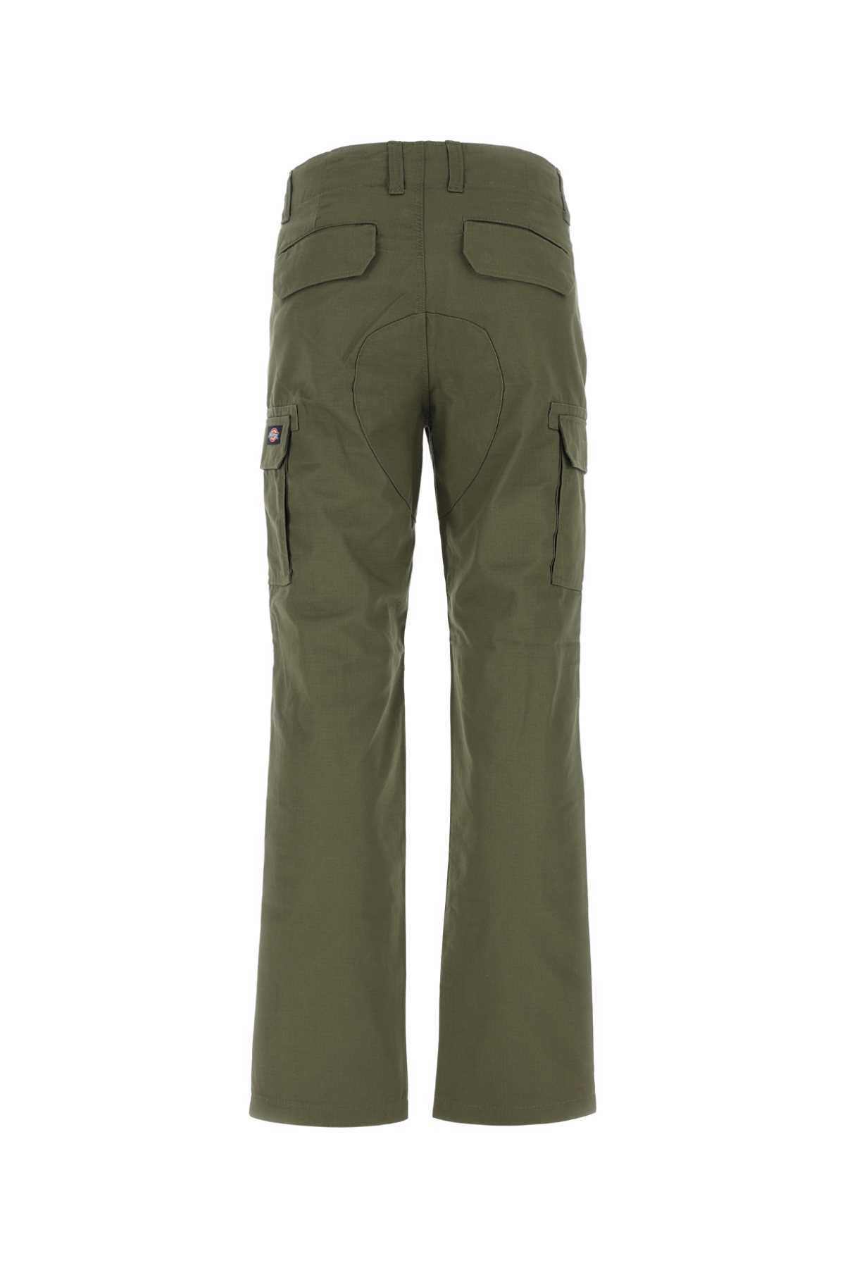 Shop Dickies Military Green Cotton Cargo Pant In Militarygreen