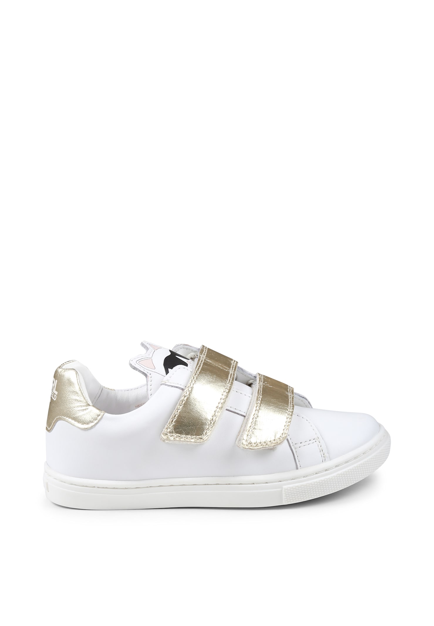 KARL LAGERFELD WHITE SNEAKERS FOR GIRL WITH CHOUPETTE