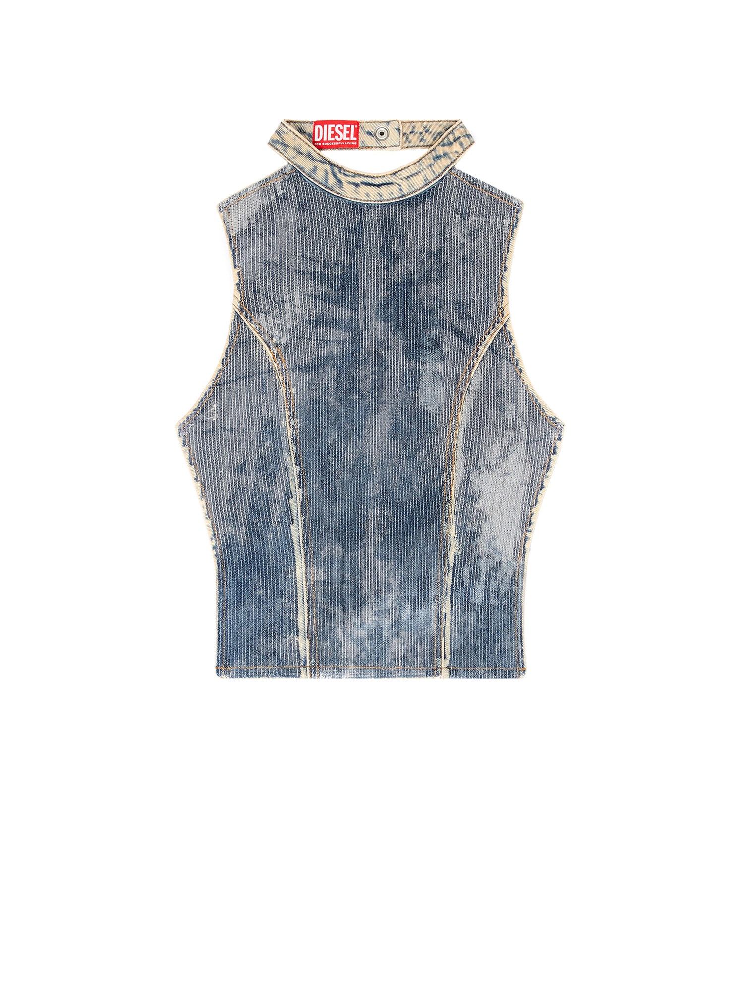 Shop Diesel De-camy Top In Blue