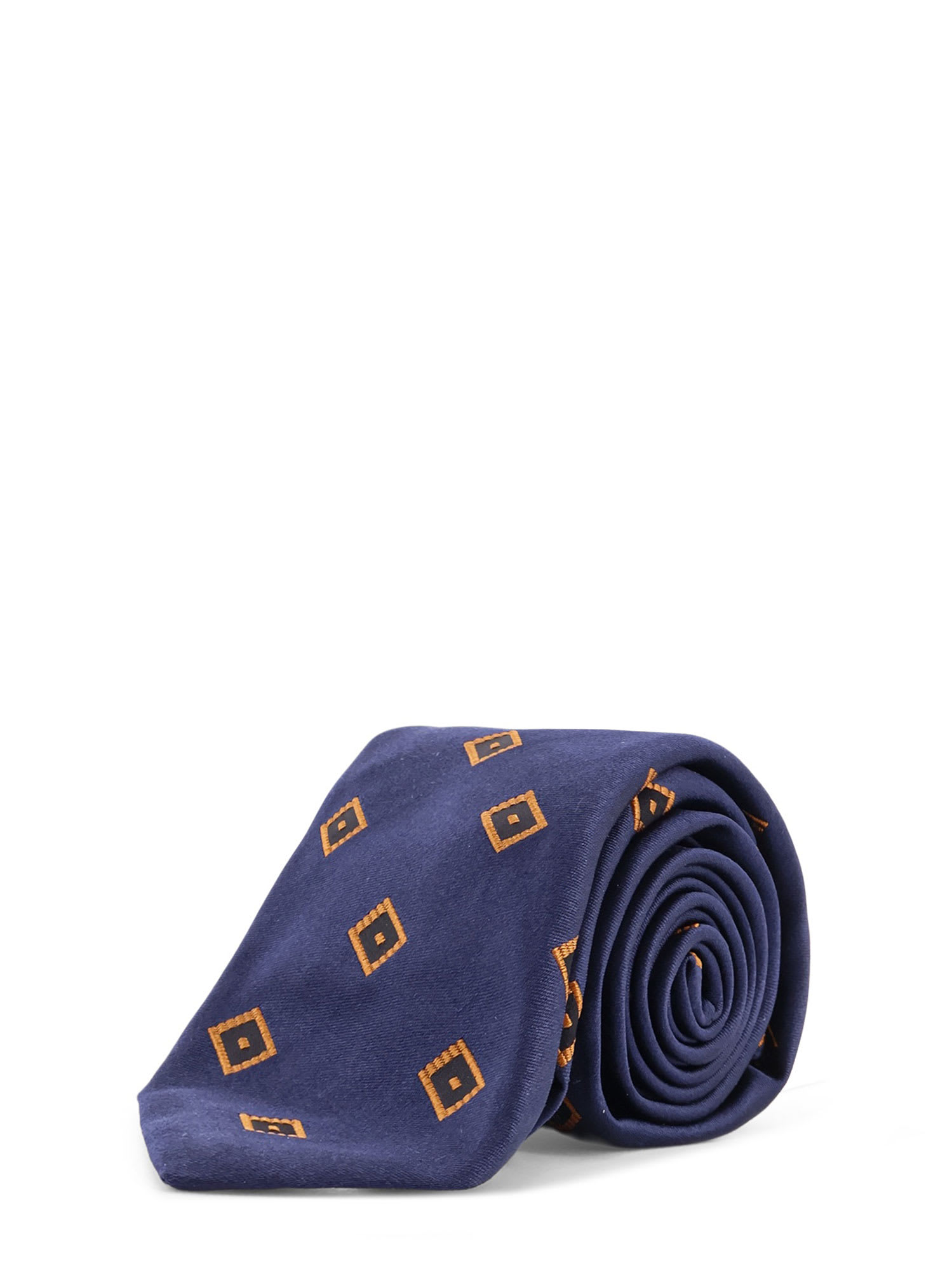 Kiton Silk Tie In Blue