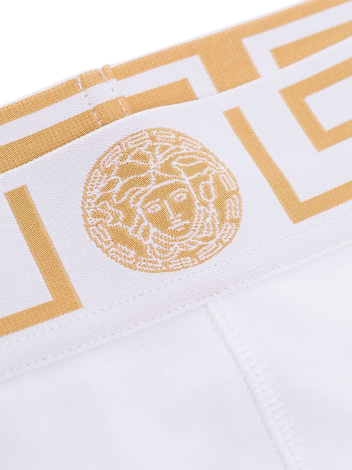 Shop Versace Underwear In H White Gold