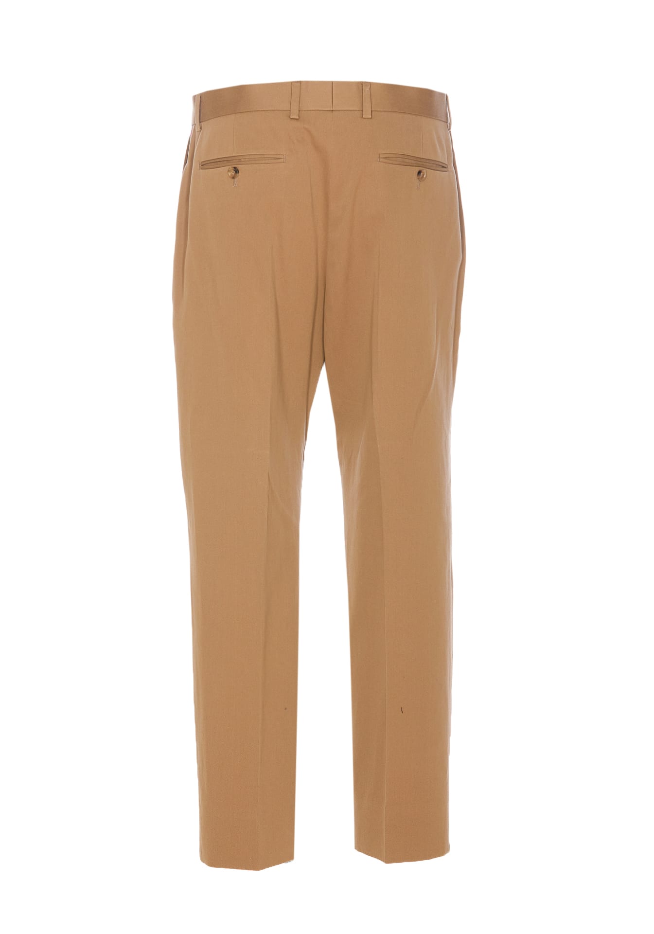 Shop Gucci Pants In Beige