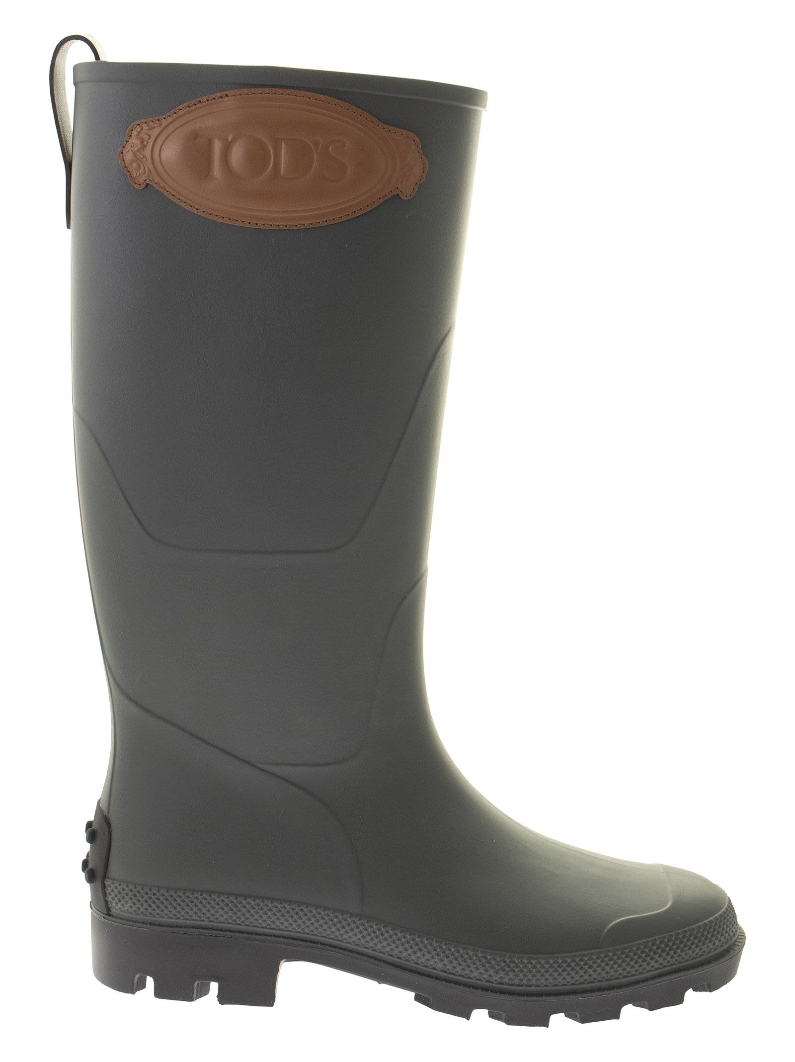 TOD'S RAIN BOOT WITH LOGO,XXM03J0EX30QNY4332