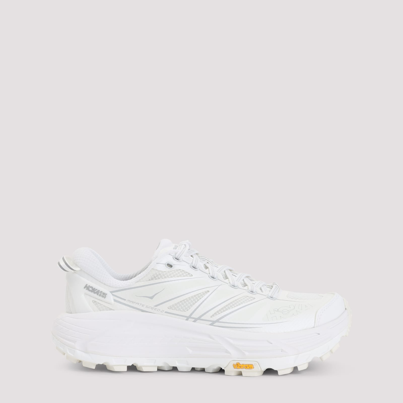 Hoka Mafate Speed 2 Sneakers In White Fabric