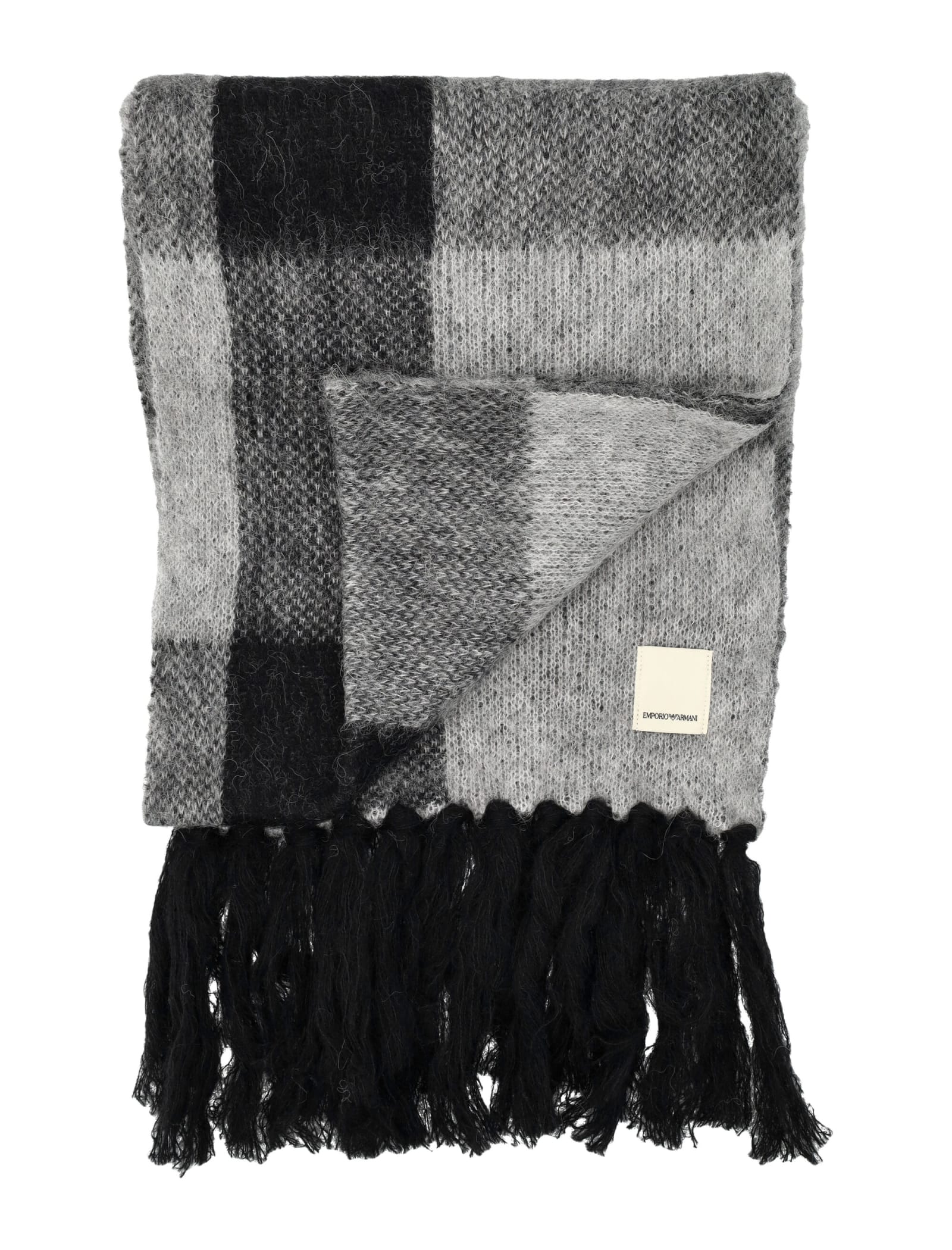 EMPORIO ARMANI ALPACA WOOL SCARF 