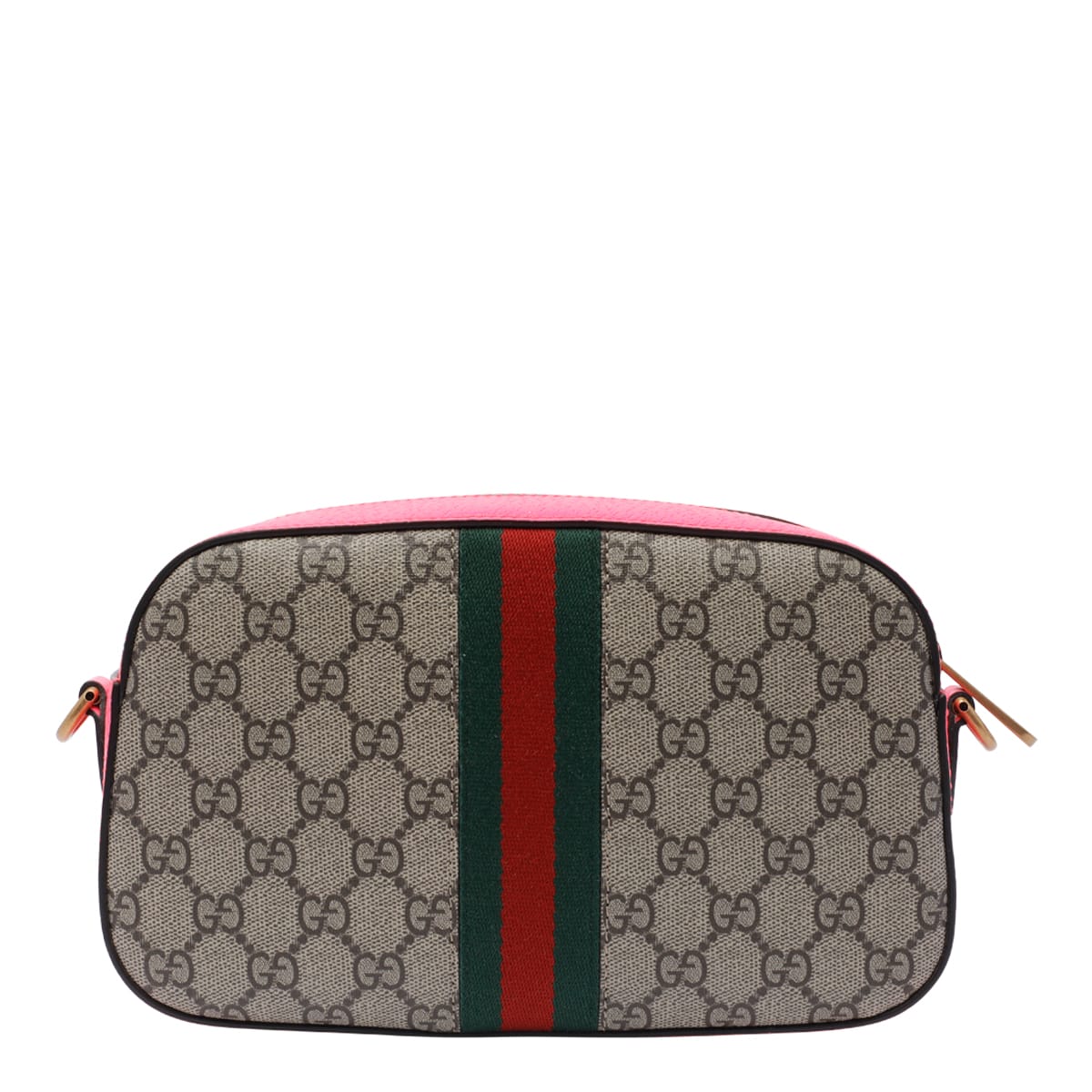 Shop Gucci Small Ophidia Gg Crossbody Bag In Brown