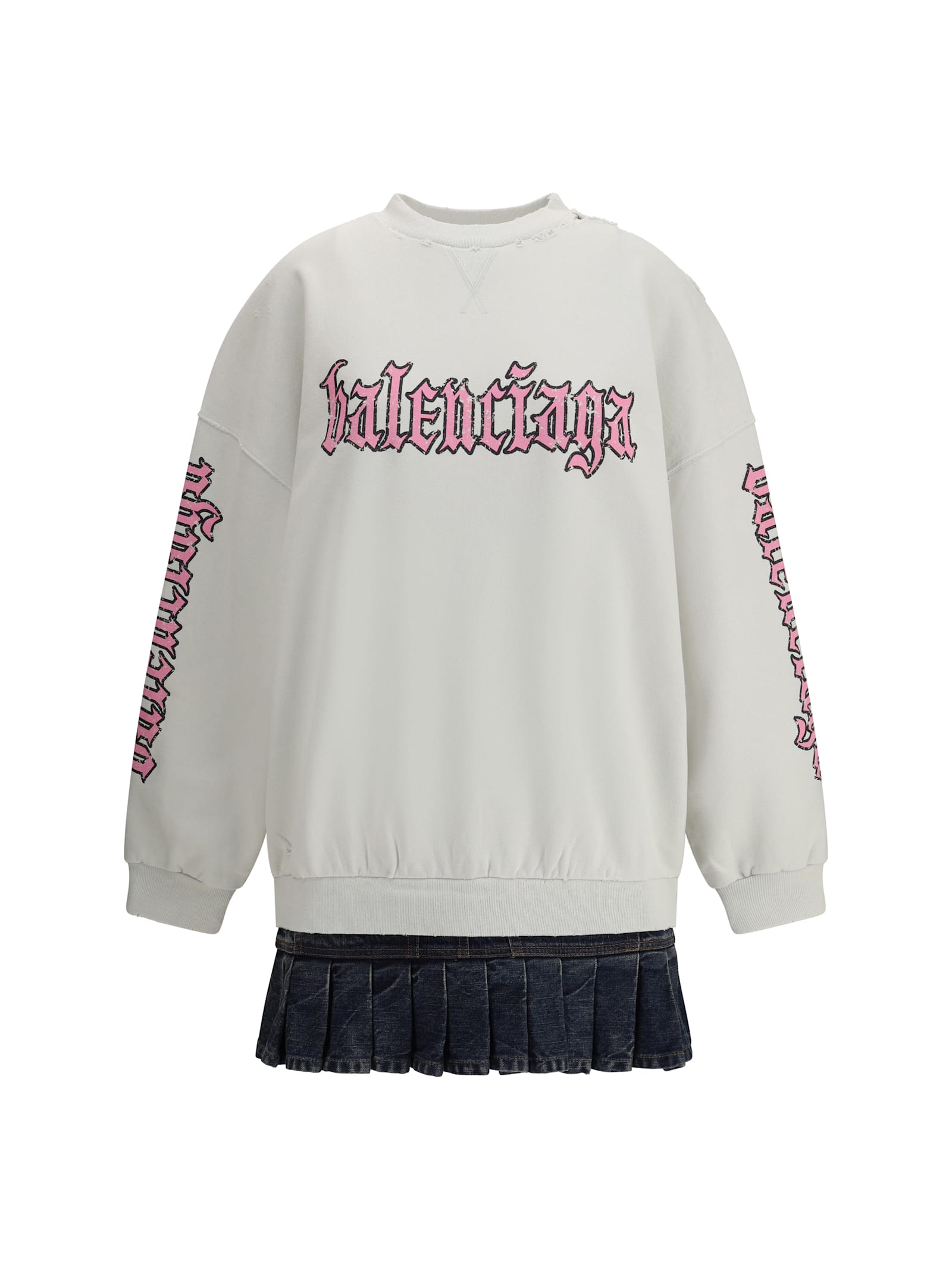 Sweatshirt Dress With Logo