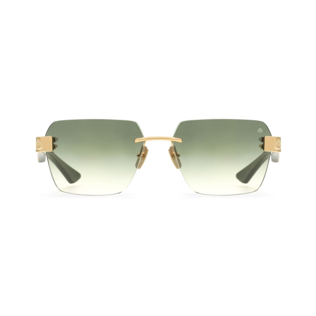 Maybach Eyewear The Magic Imellow Gold Plated In Black