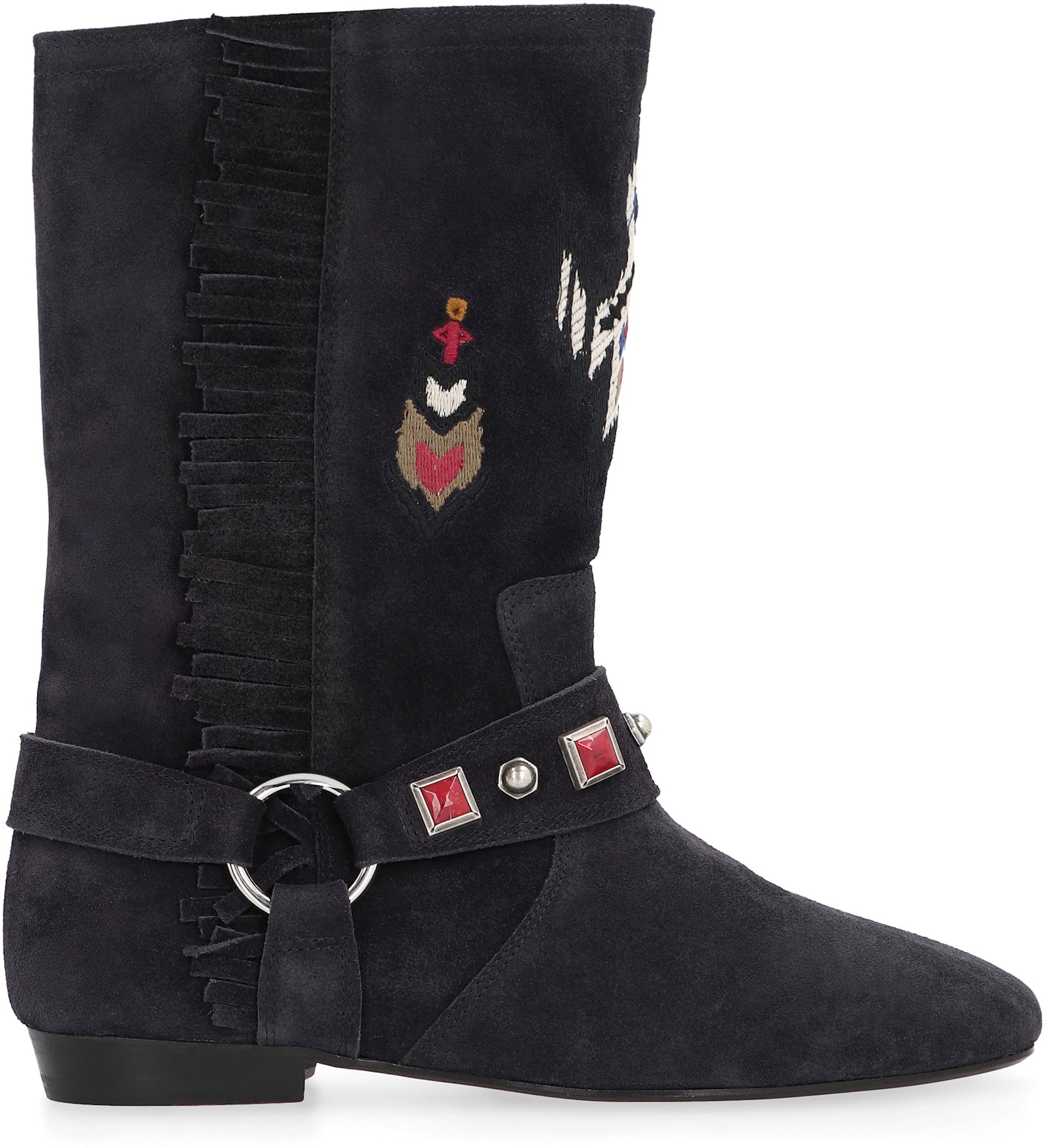 ISABEL MARANT SIANI SUEDE ANKLE BOOTS