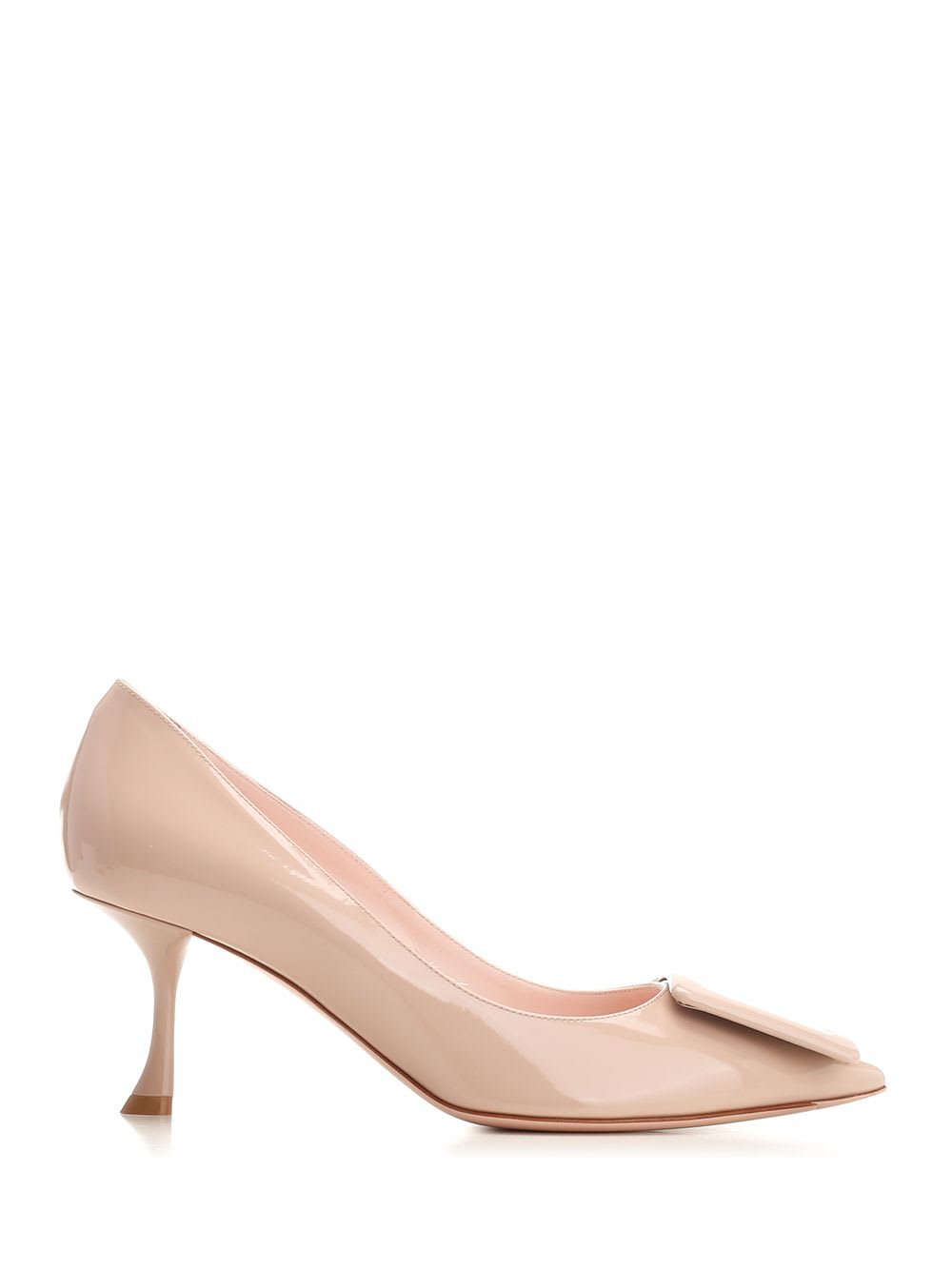 Shop Roger Vivier Viv In The City Pump In Beige