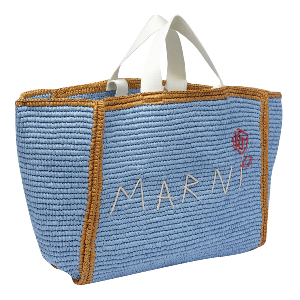 Shop Marni Sillo Shopping Bag In Blue