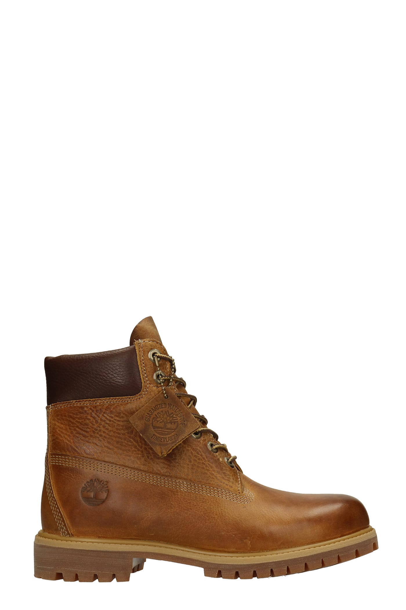 Timberland Combat Boots In Leather Color Leather