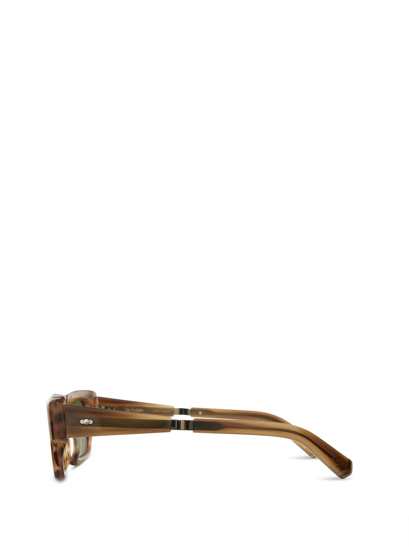 Shop Mr Leight Maverick S Macadamia-antique Gold Sunglasses