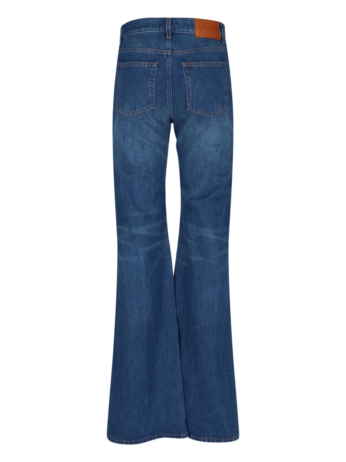 Chloé High-rise Heart-pocket Wide-leg Denim Jeans