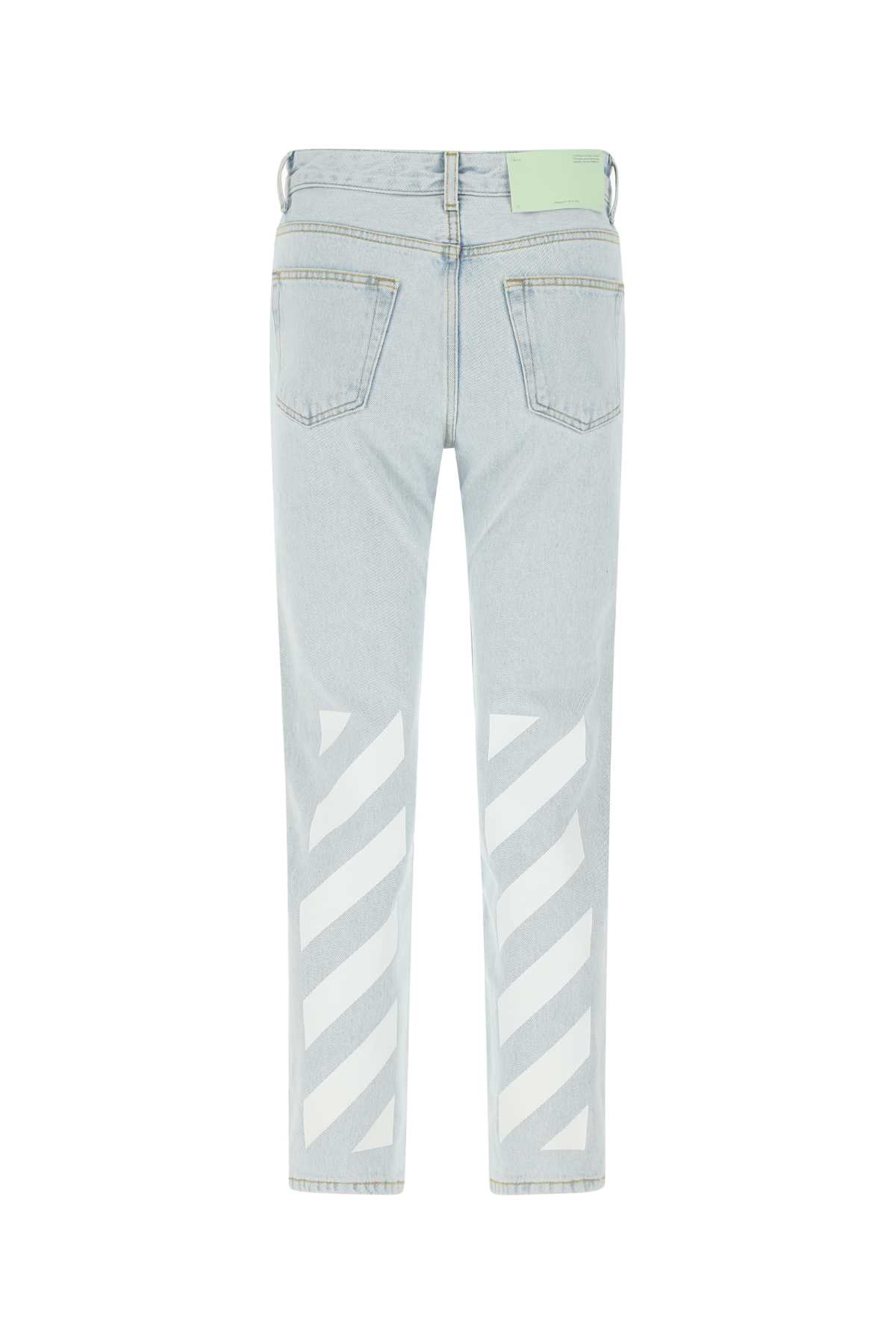 Shop Off-white Denim Jeans In 4001
