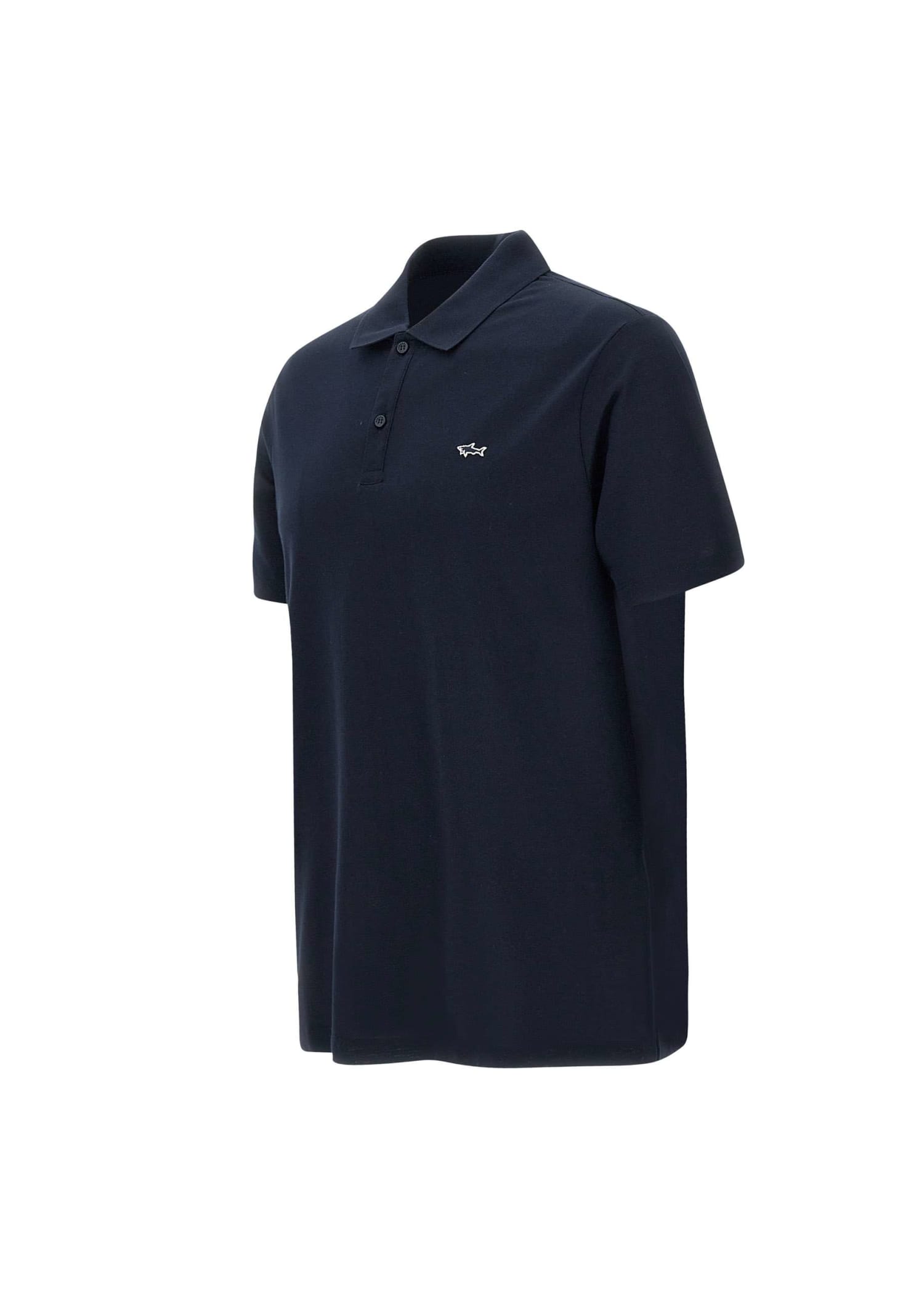 Shop Paul&amp;shark Cotton Polo Shirt In Blue