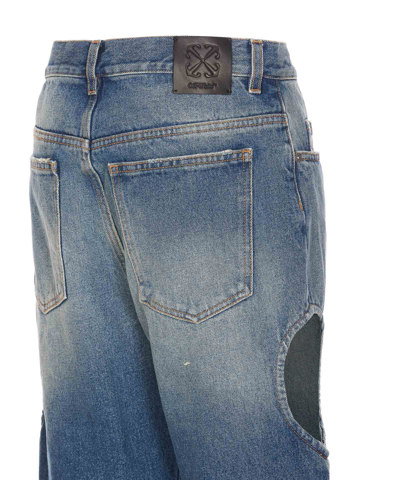 Shop Off-white Meteor Denim Jeans