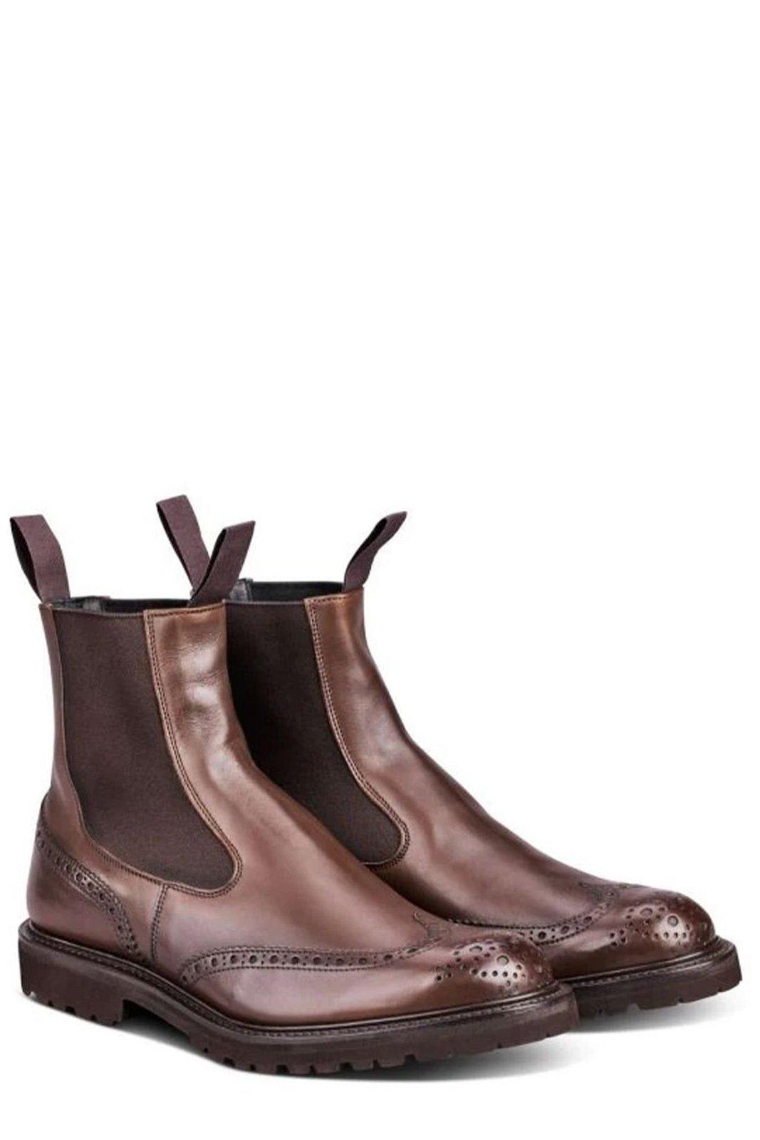 Shop Tricker's Chelsea Slip-on Boots Boots In Espresso