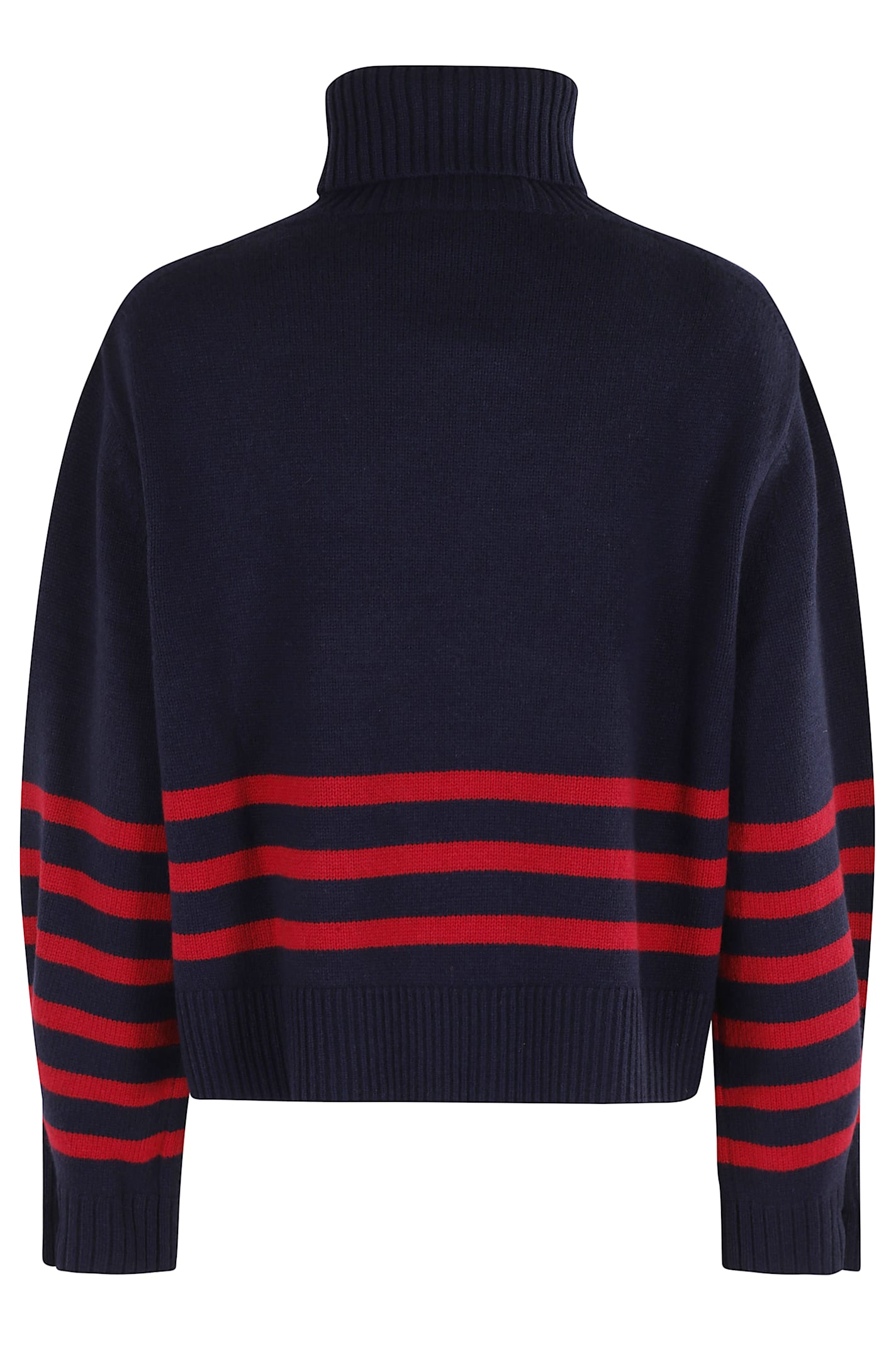 Semicouture Semi Couture Elisa Pattern Oversized Sweater In Blue