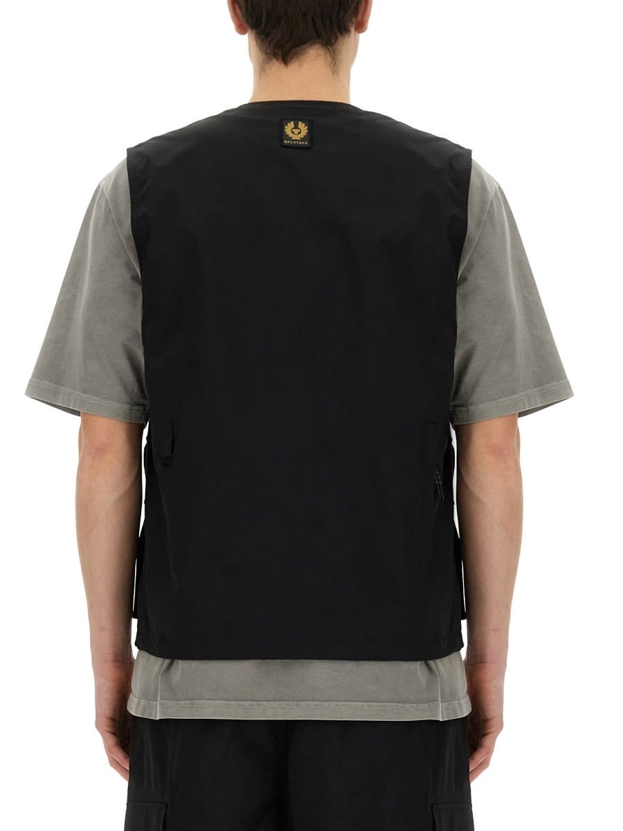Shop Belstaff Castmaster Vest In Black