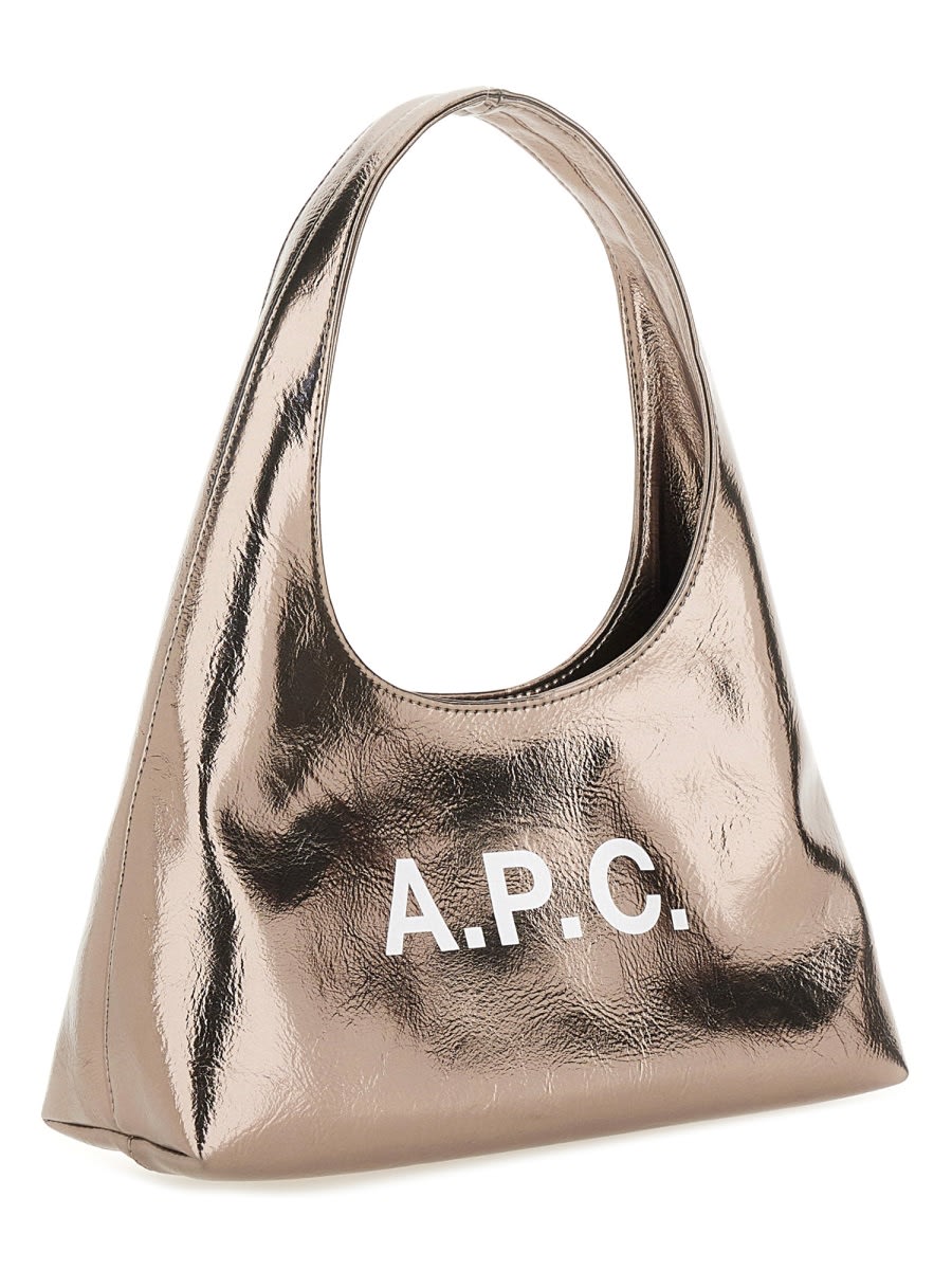 Apc Baby Ninon Bag With Logo In Nude