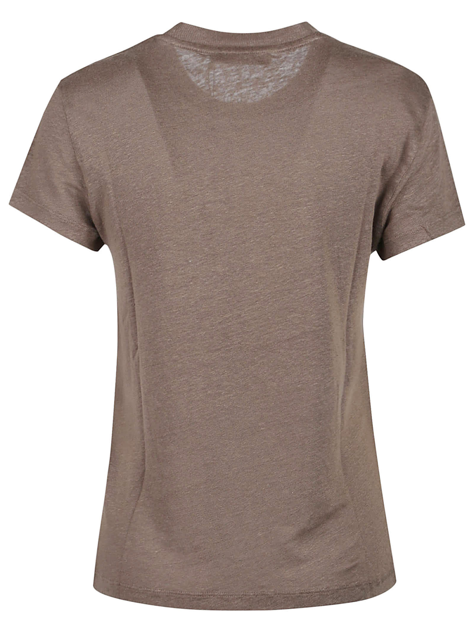 Iro Short-sleeved T-shirt In Warm Taupe