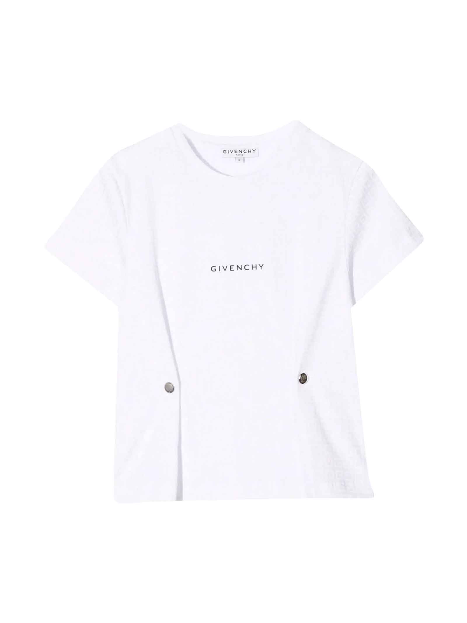 Givenchy White Girl T-shirt With Print