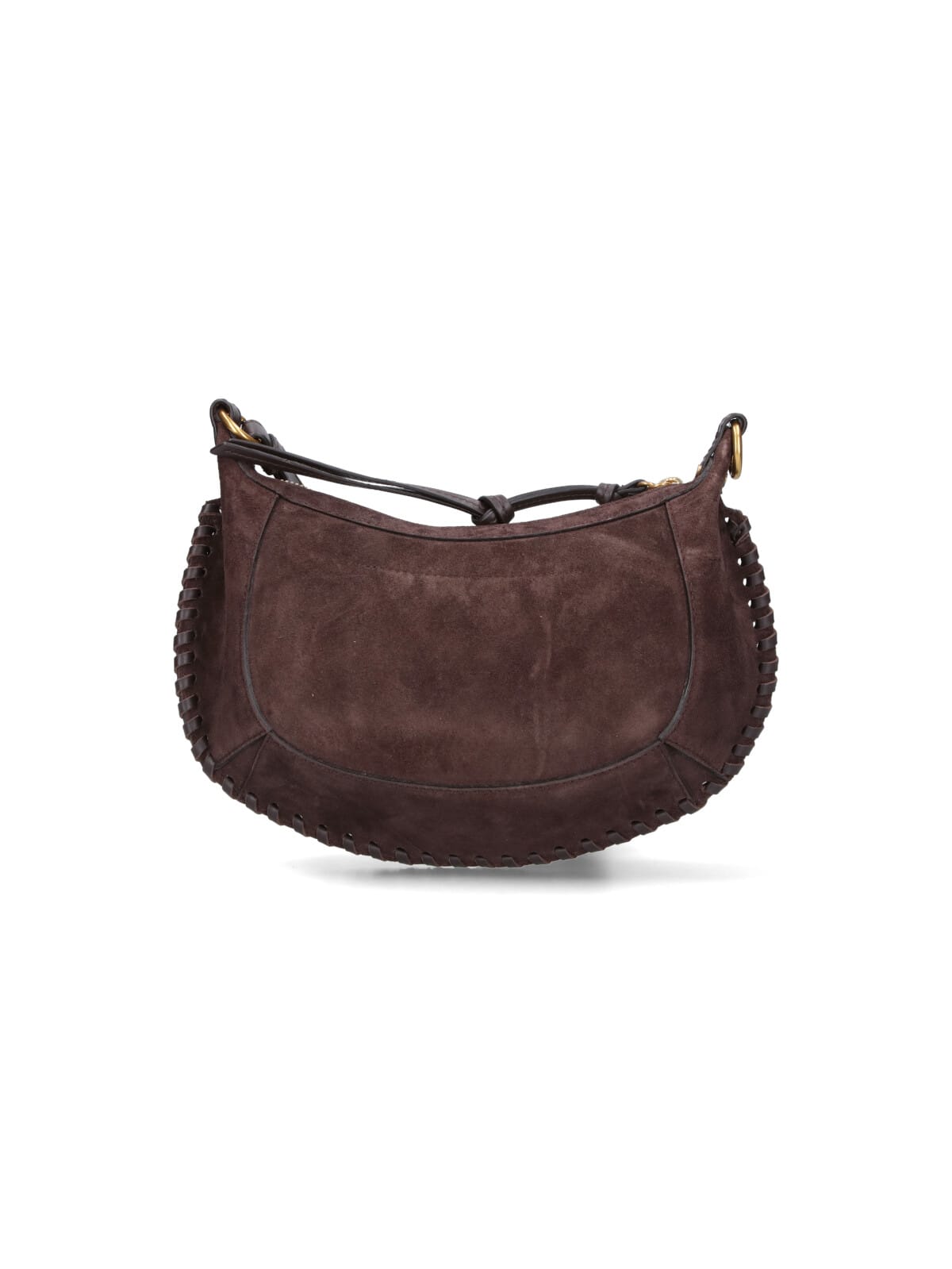 Isabel Marant Oskan Moon Small Shoulder Bag In Brown