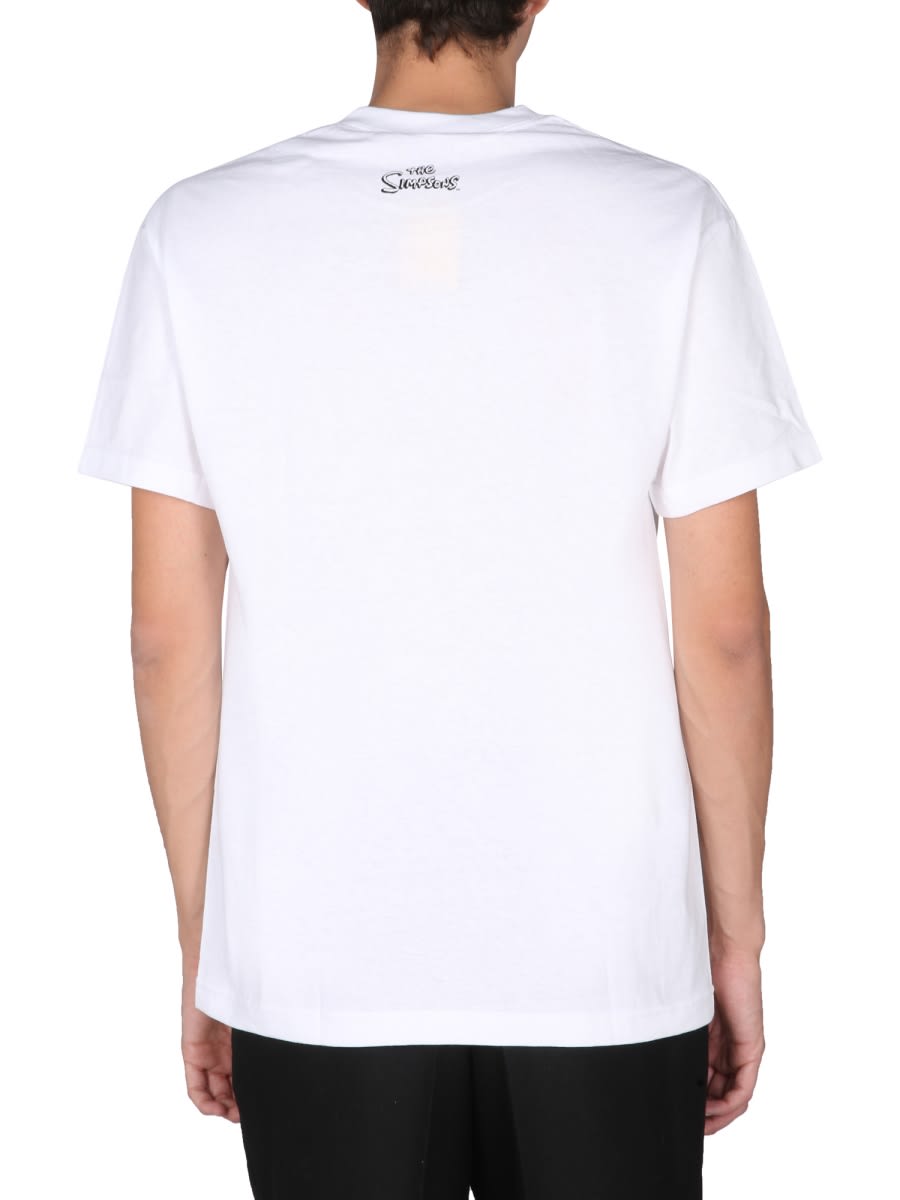 Shop Market Devil Bart T-shirt In White