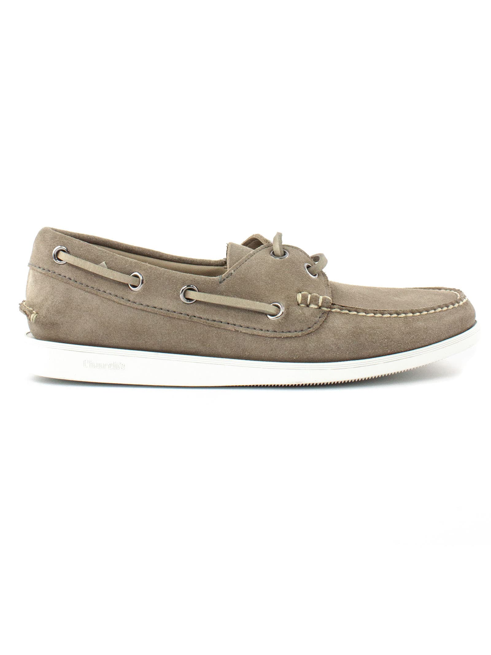 Church's STONE SUEDE BOAT SHOES