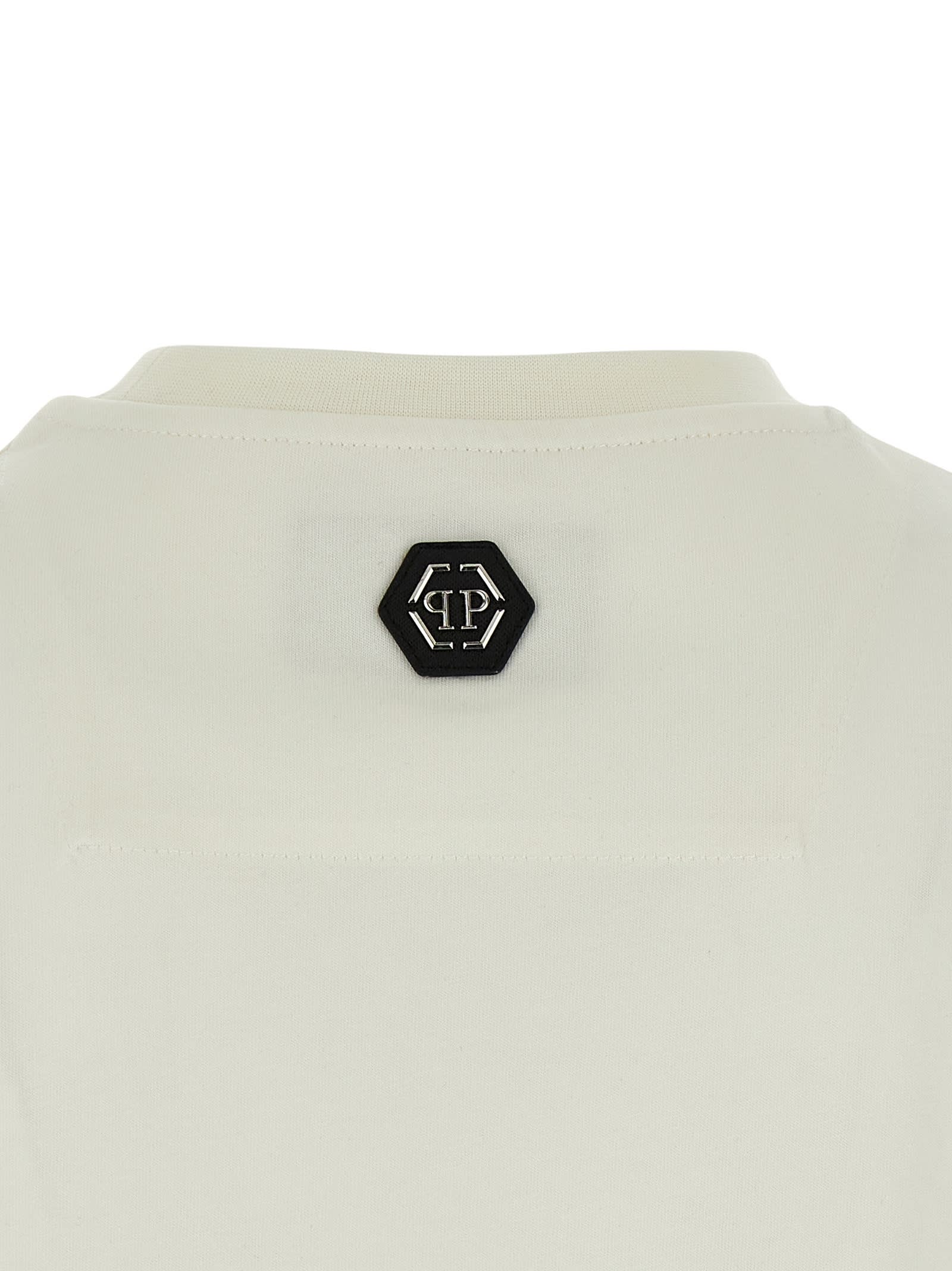 Philipp Plein T-shirt With Logo Print In White