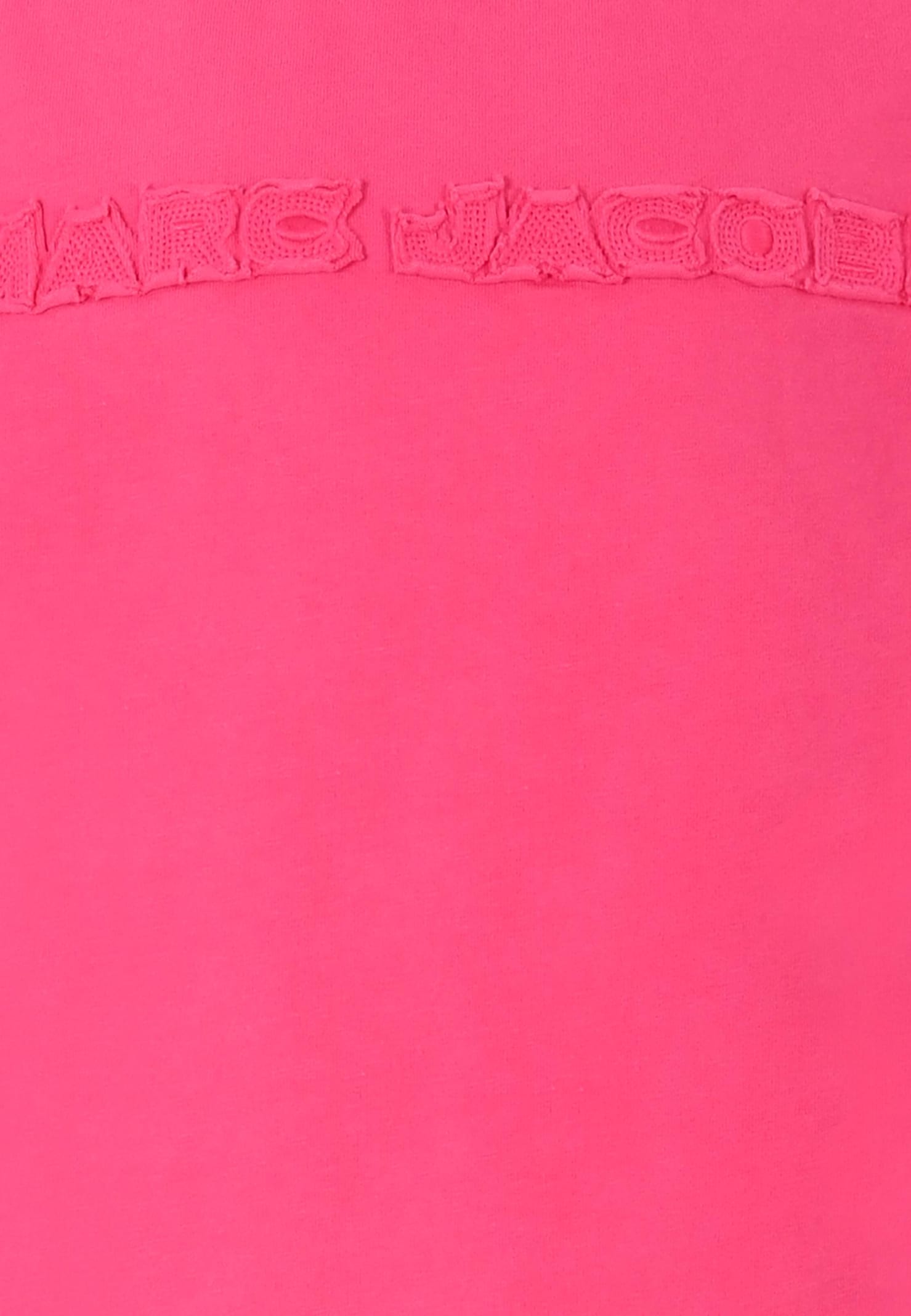 Marc Jacobs Fuchsia T-shirt For Girl With Logo In Pink