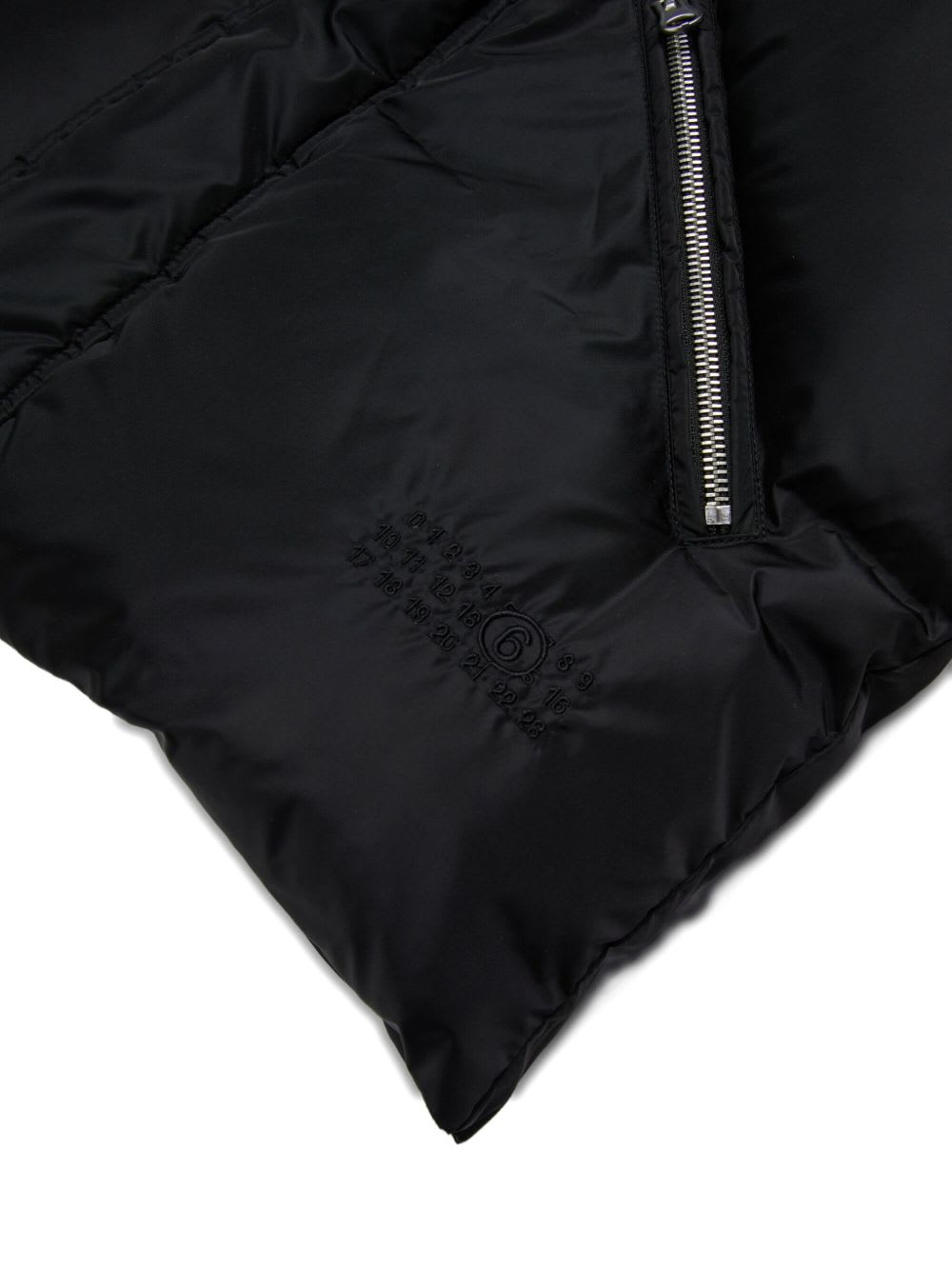 Mm6 Maison Margiela Kids Gilet With Numerical Graphics In Blue