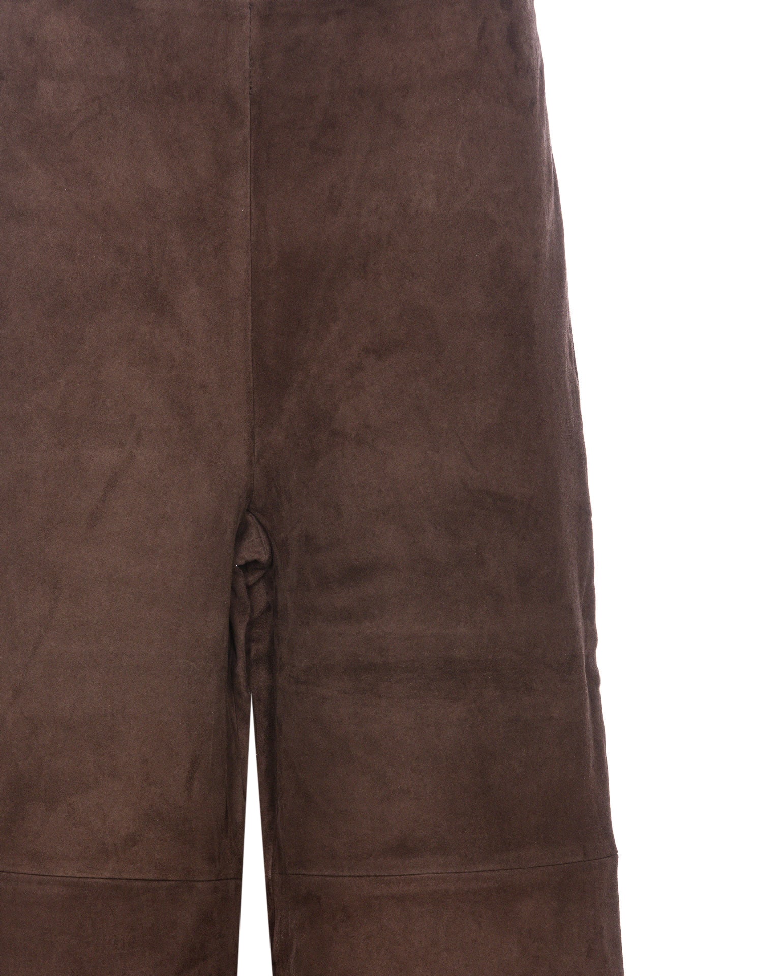 Shop Arma Karina Stretch Suede Trousers In Brown