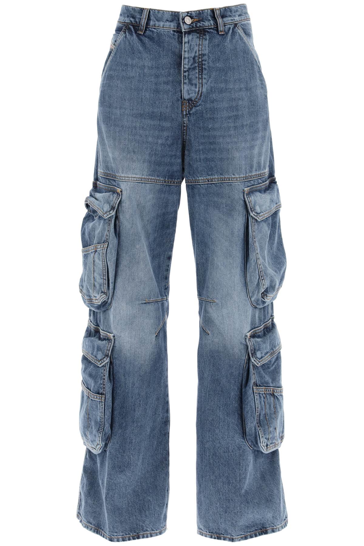 Diesel 'd-sire' Cargo Jeans In Denim (blue)