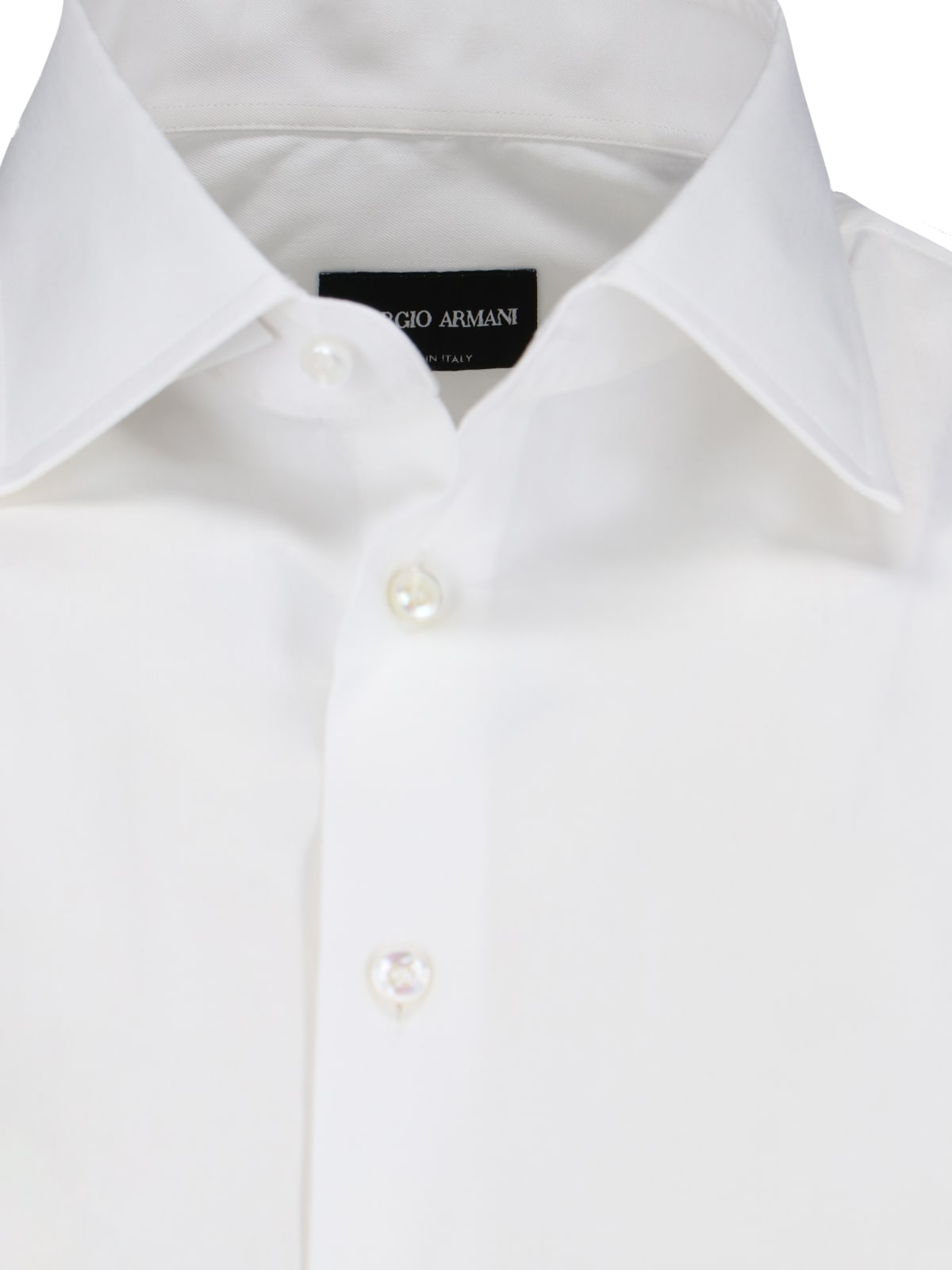 Shop Giorgio Armani Classic Shirt In White