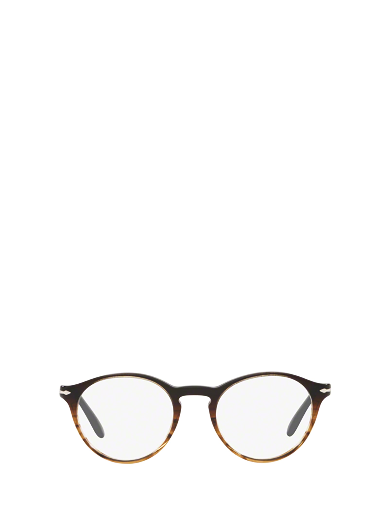 Persol Po3092v Gradient Black & Striped Brown Glasses