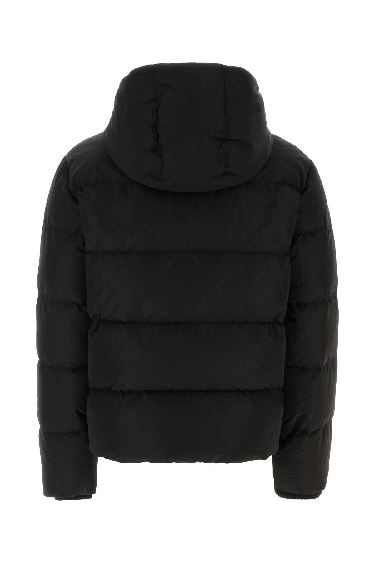 Shop Dsquared2 Black Polyester Down Jacket In 900