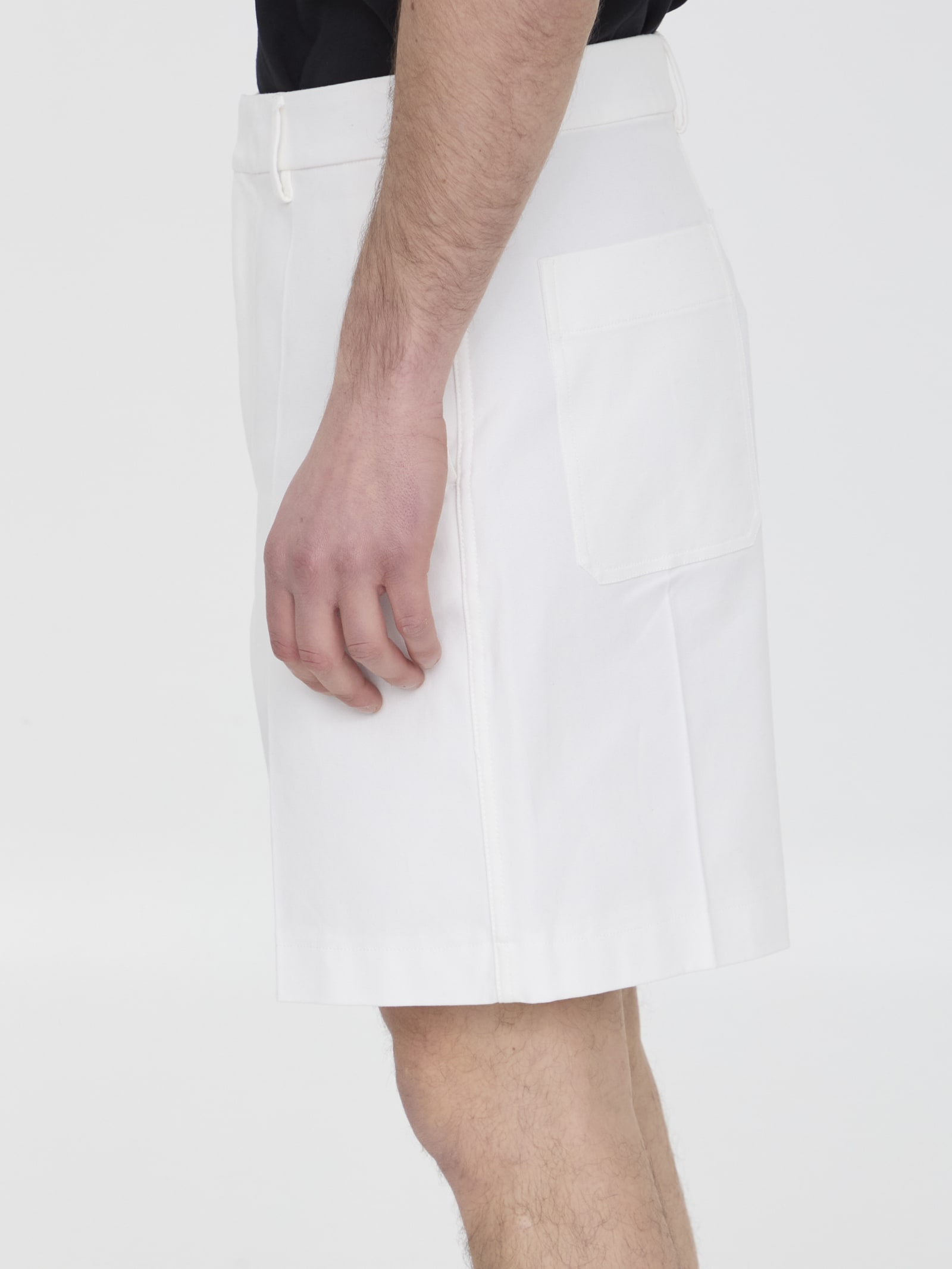 VALENTINO BERMUDA SHORTS WITH V DETAIL 