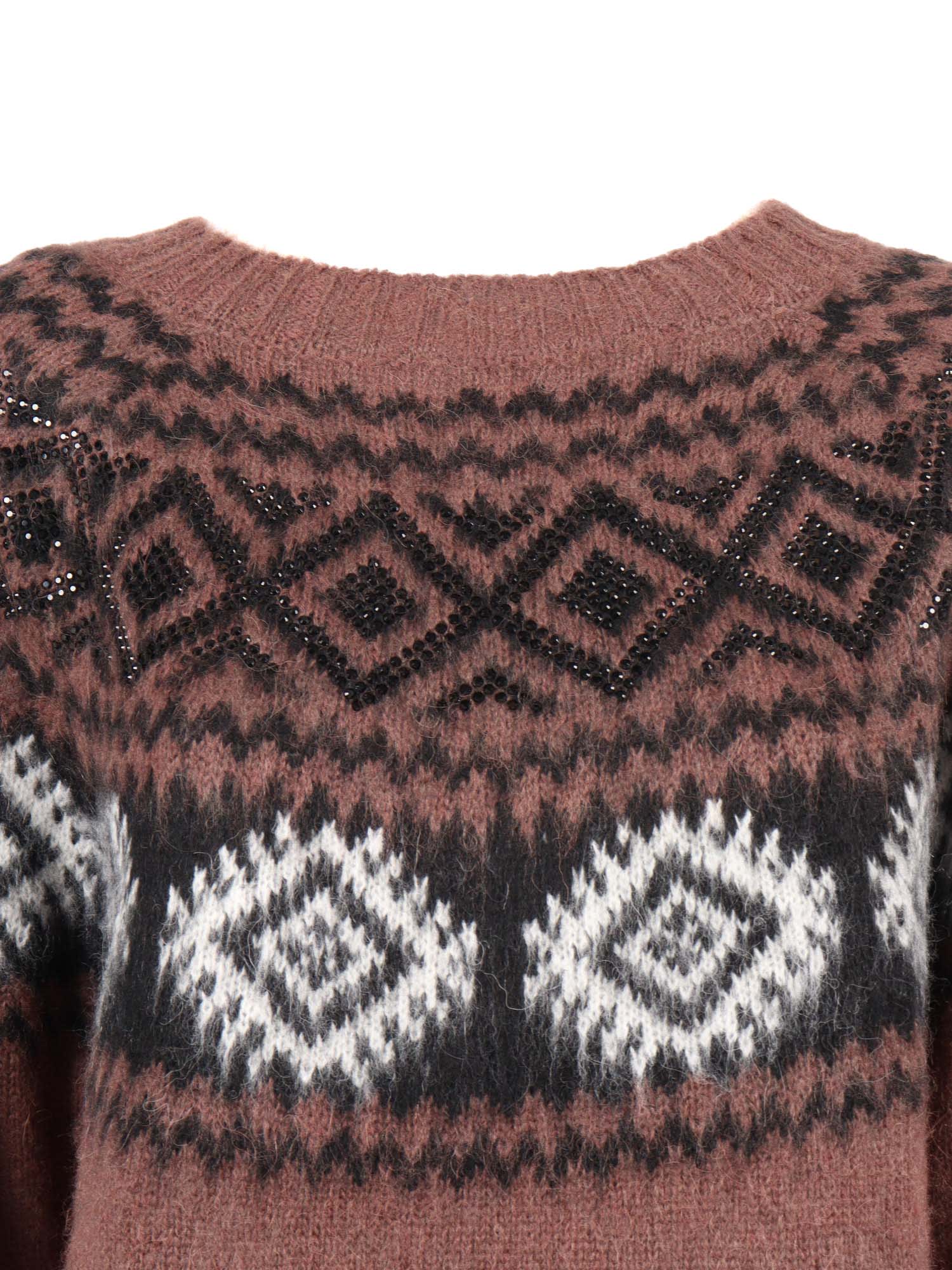 Ermanno Ermanno Scervino Sweater In Brown