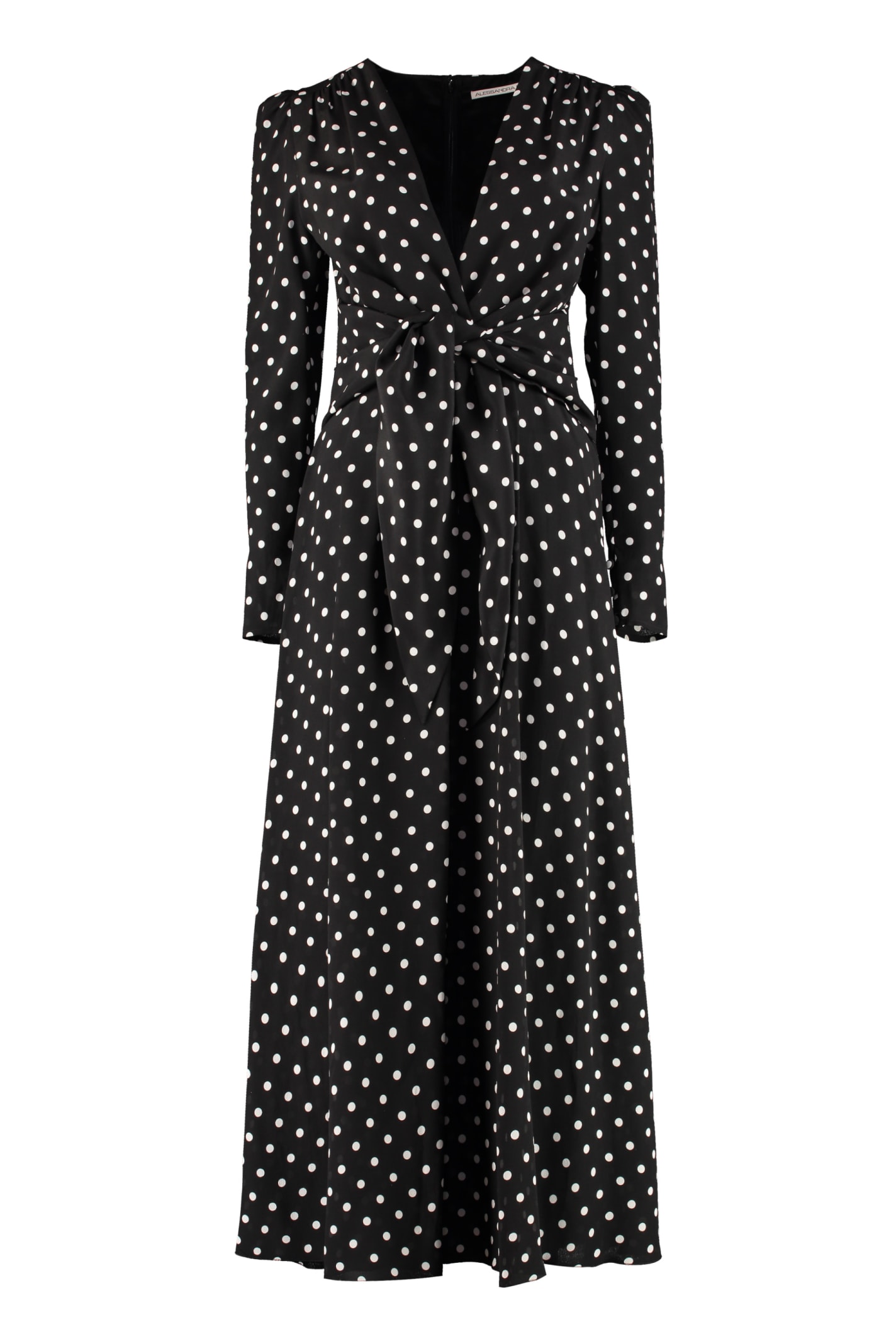 alessandra rich polka dot dress