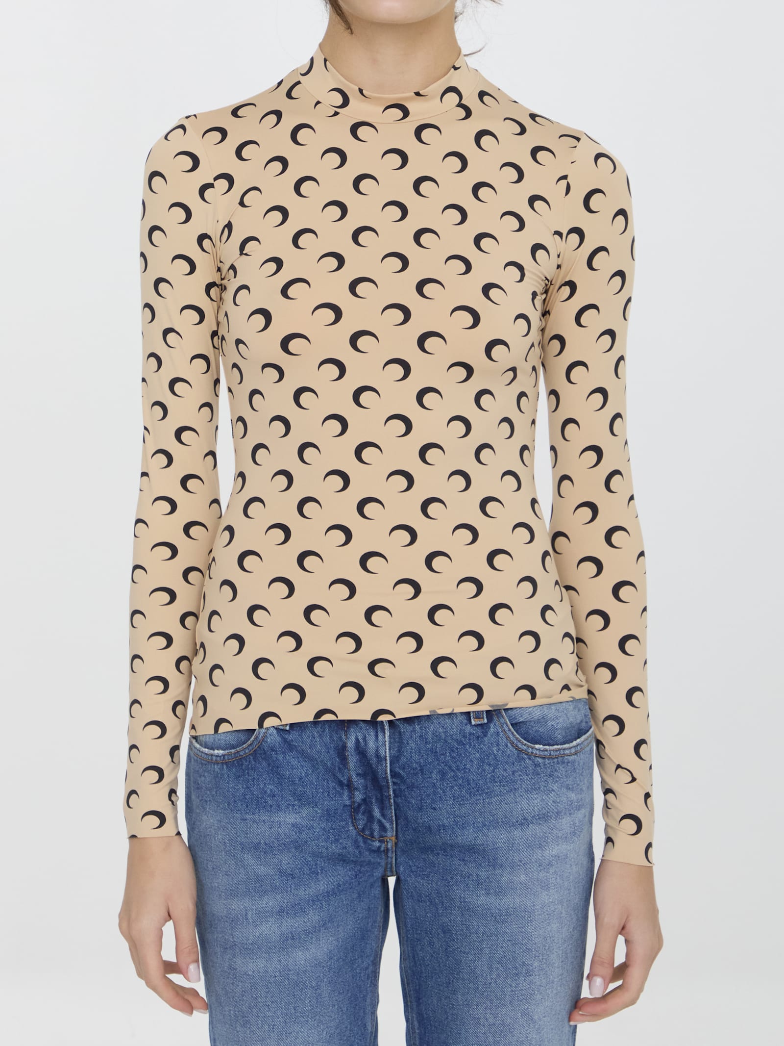 Moon Printed Top