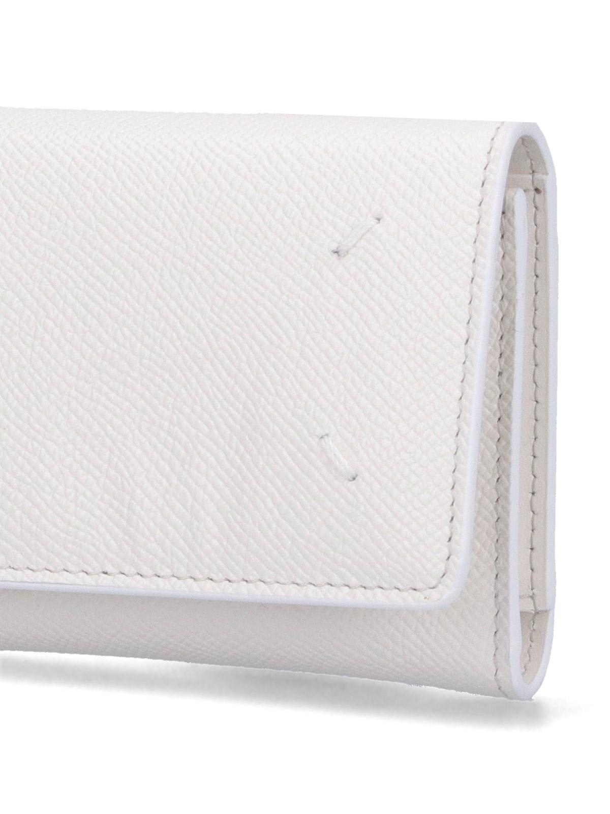 Shop Maison Margiela Four Stitches Wallet In White